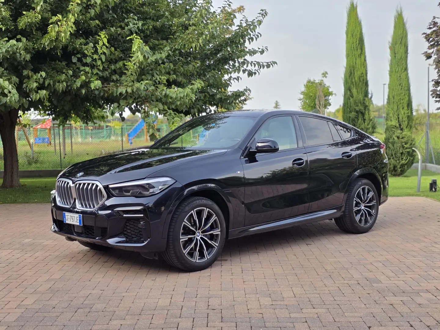 BMW X6 xdrive30d mhev 48V Msport auto Bleu - 2