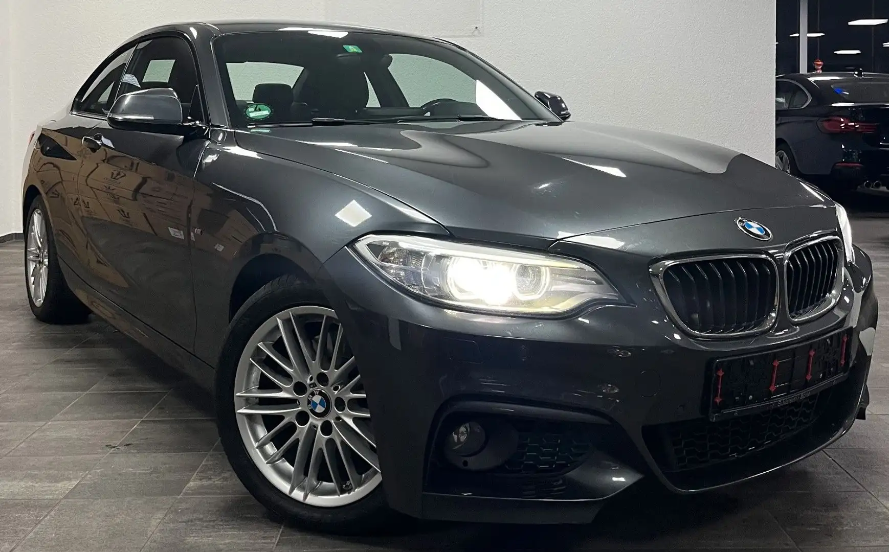 BMW 220 d Coupe XENON NAVI ALCANTARA 1.HD M PAKET TOP Grau - 1