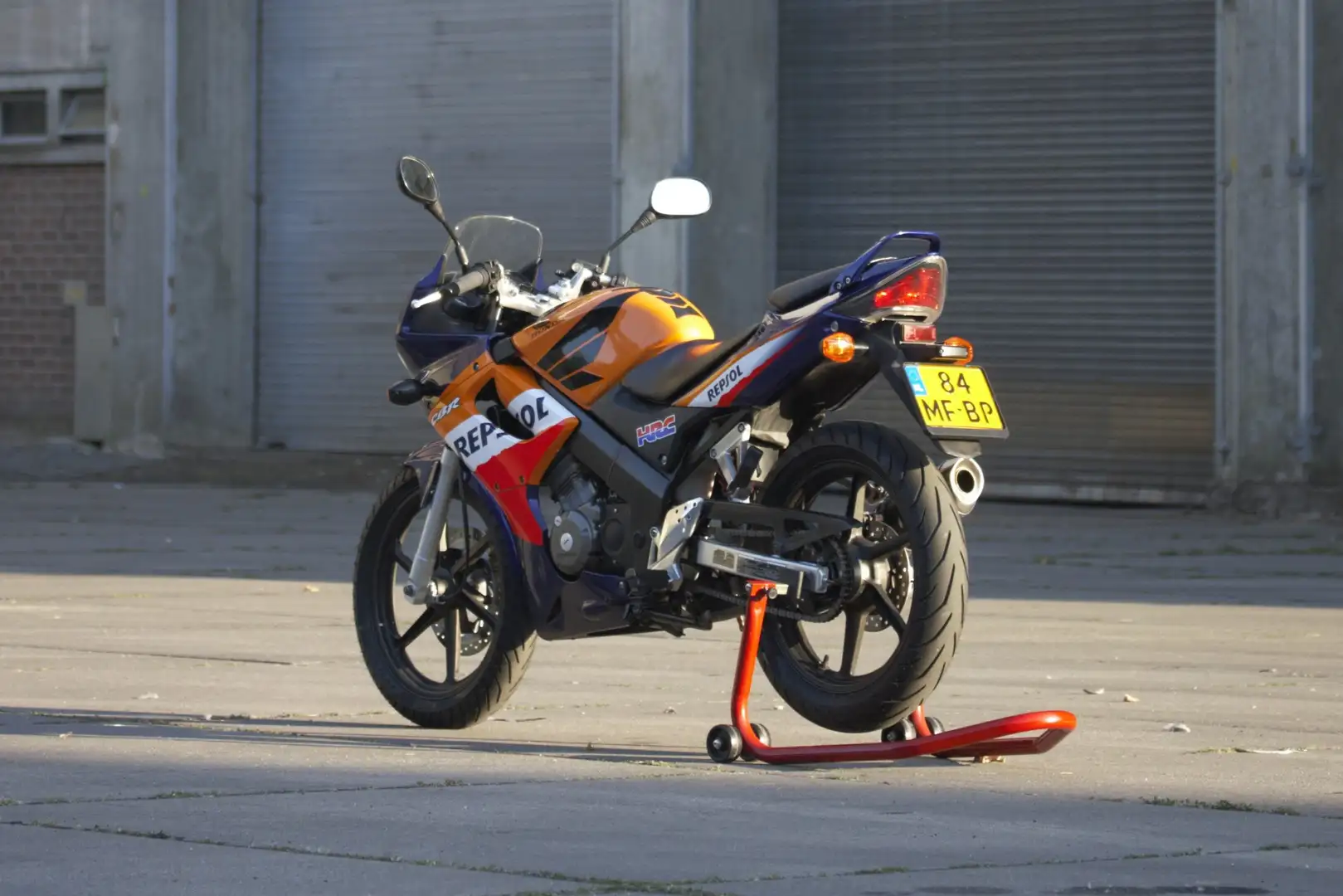 Honda CBR 125 Repsol, bigbore + sport uitlaat Blauw - 2