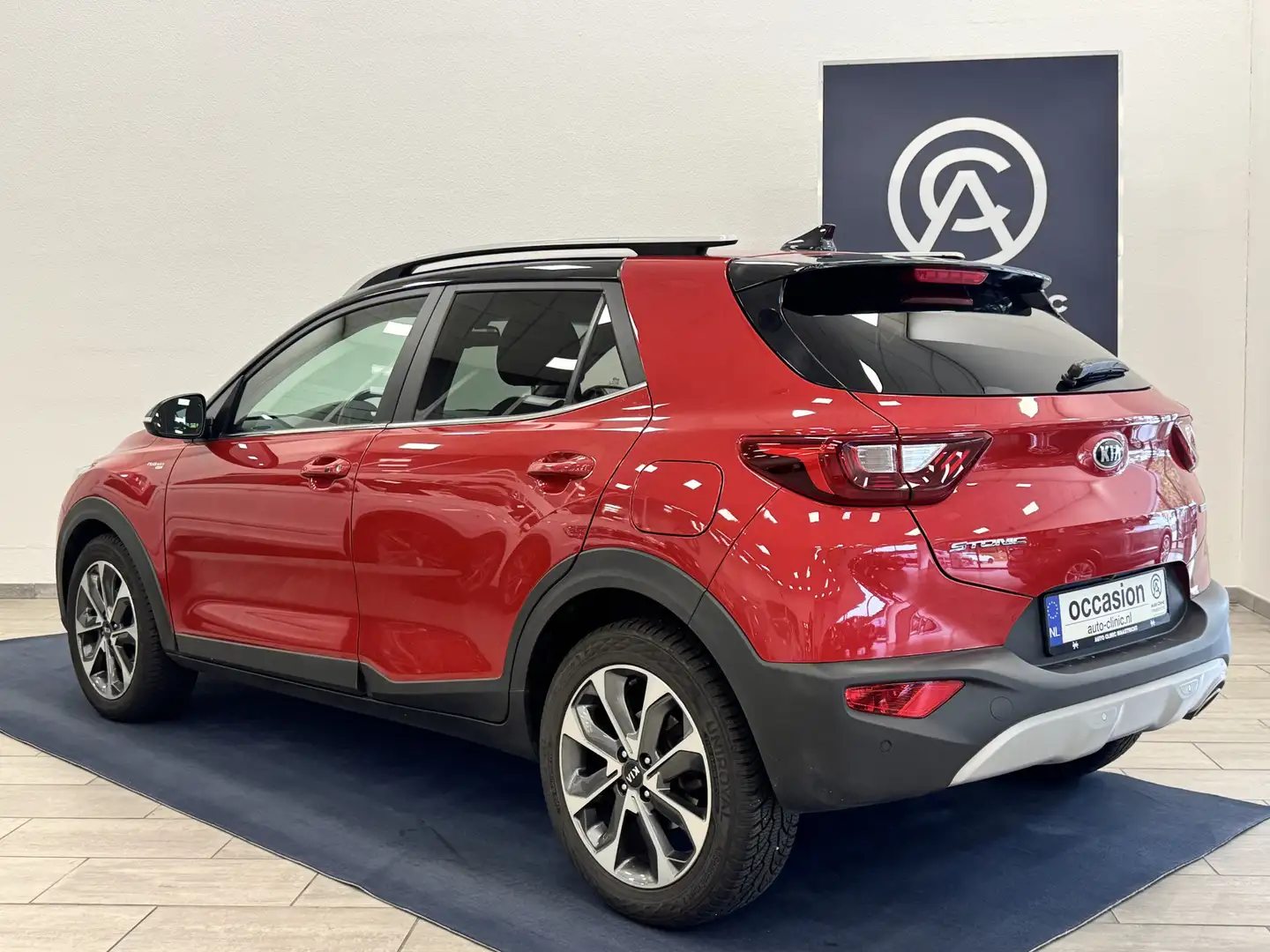 Kia Stonic 1.0 T-GDi AUTOMAAT PLATINUM-EDITION | LEER | NAVI Rood - 2