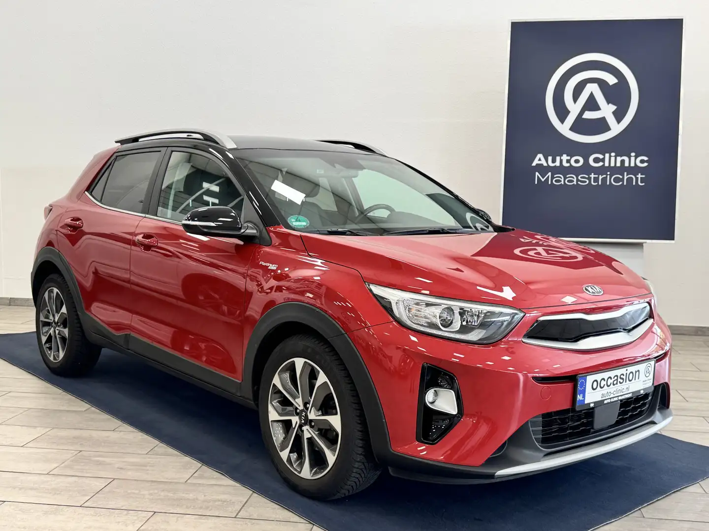 Kia Stonic 1.0 T-GDi AUTOMAAT PLATINUM-EDITION | LEER | NAVI Rood - 1