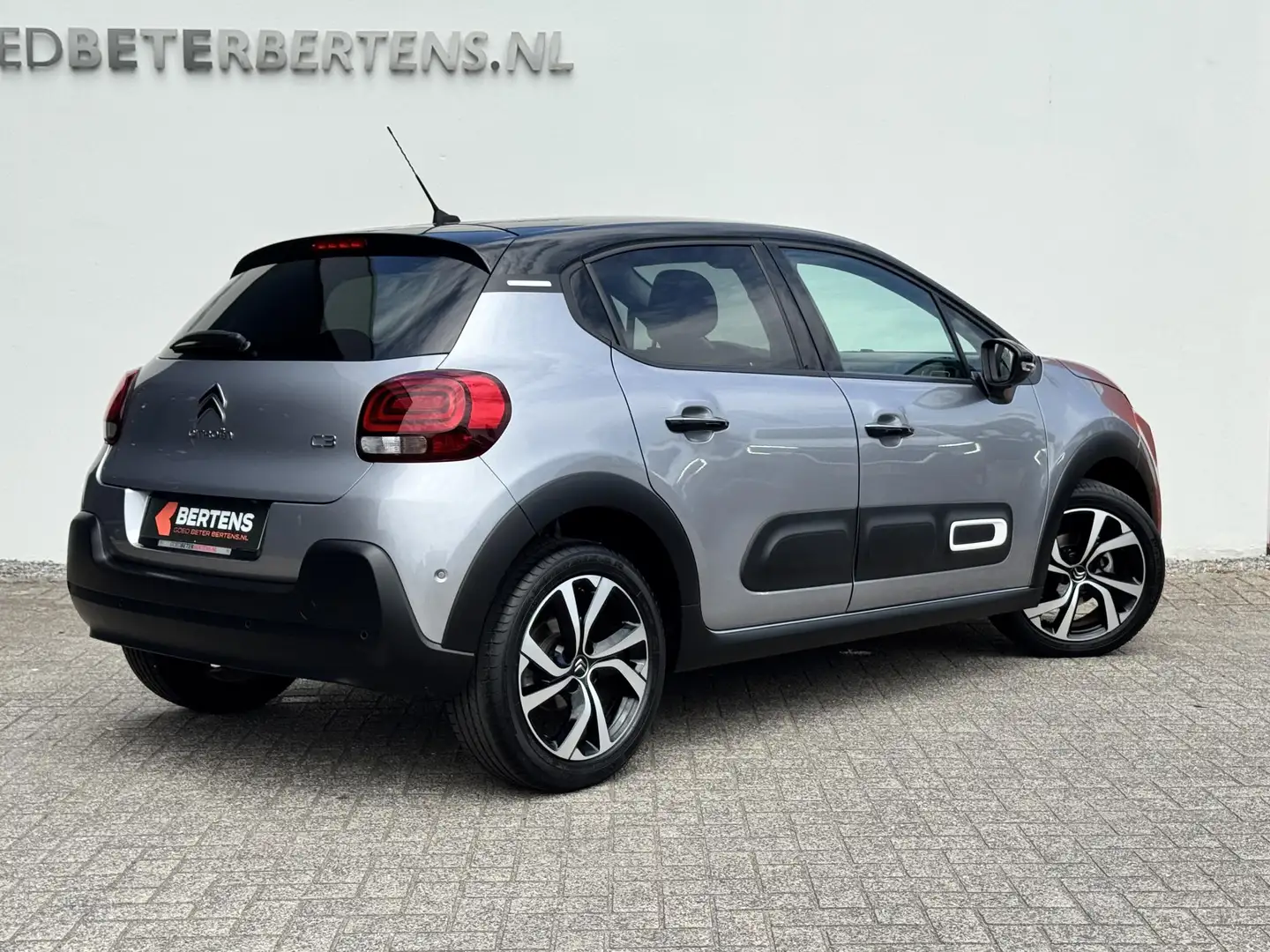 Citroen C3 1.2 PT 110 EAT6 Shine | Stoelverw. | Dodehoek | Co Gris - 2