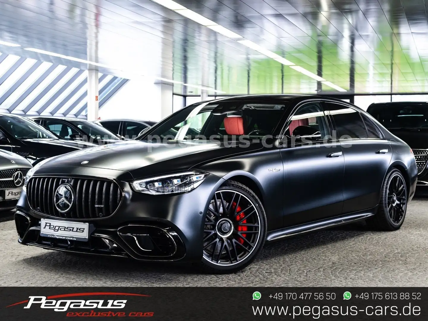 Mercedes-Benz S 63 AMG S E-Performane*BLACK MAGNO*4D BURMESTER Schwarz - 1