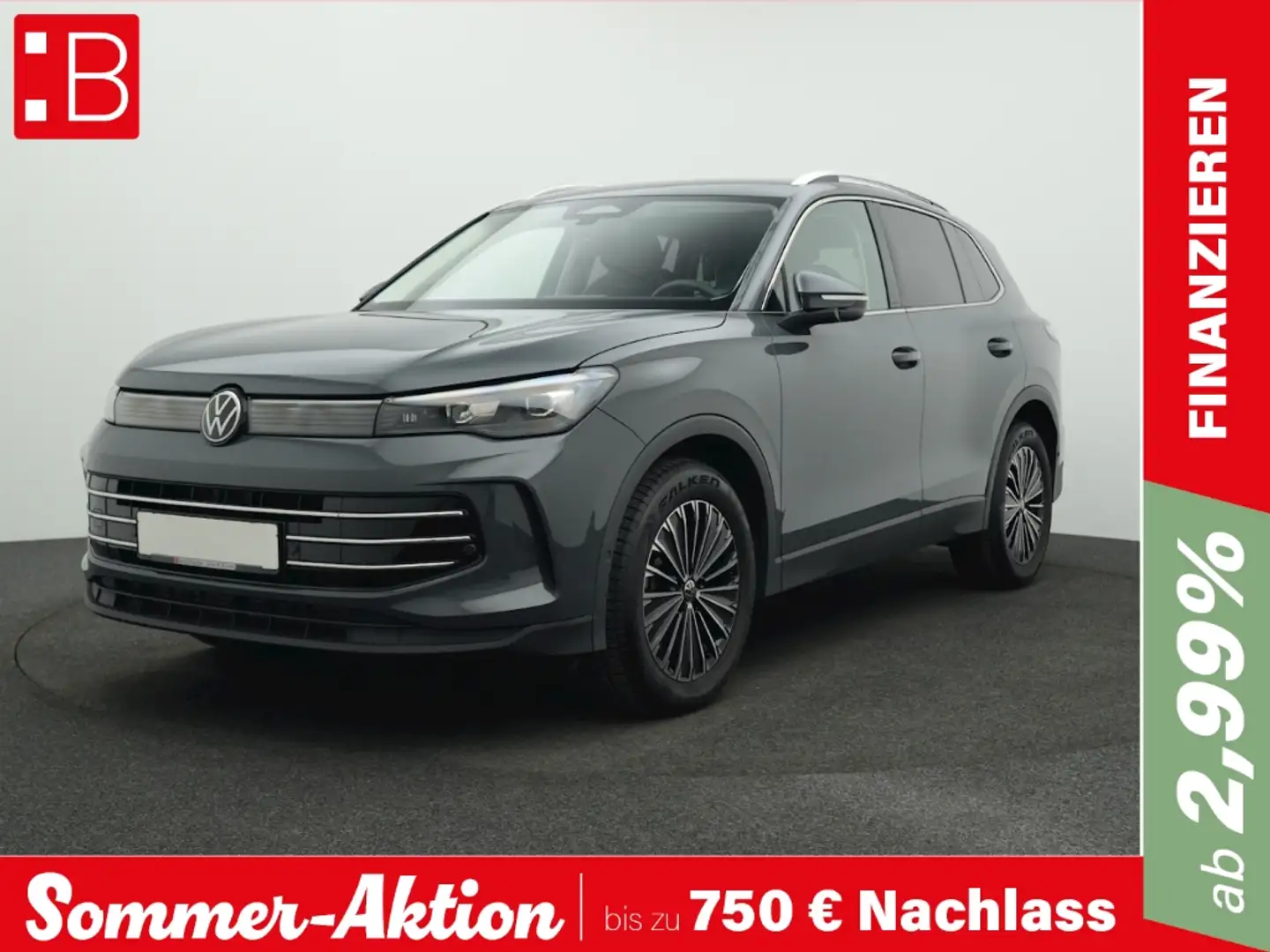 Volkswagen Tiguan 2.0 TDI DSG Elegance AHK NAVI ALU18 Grey - 1