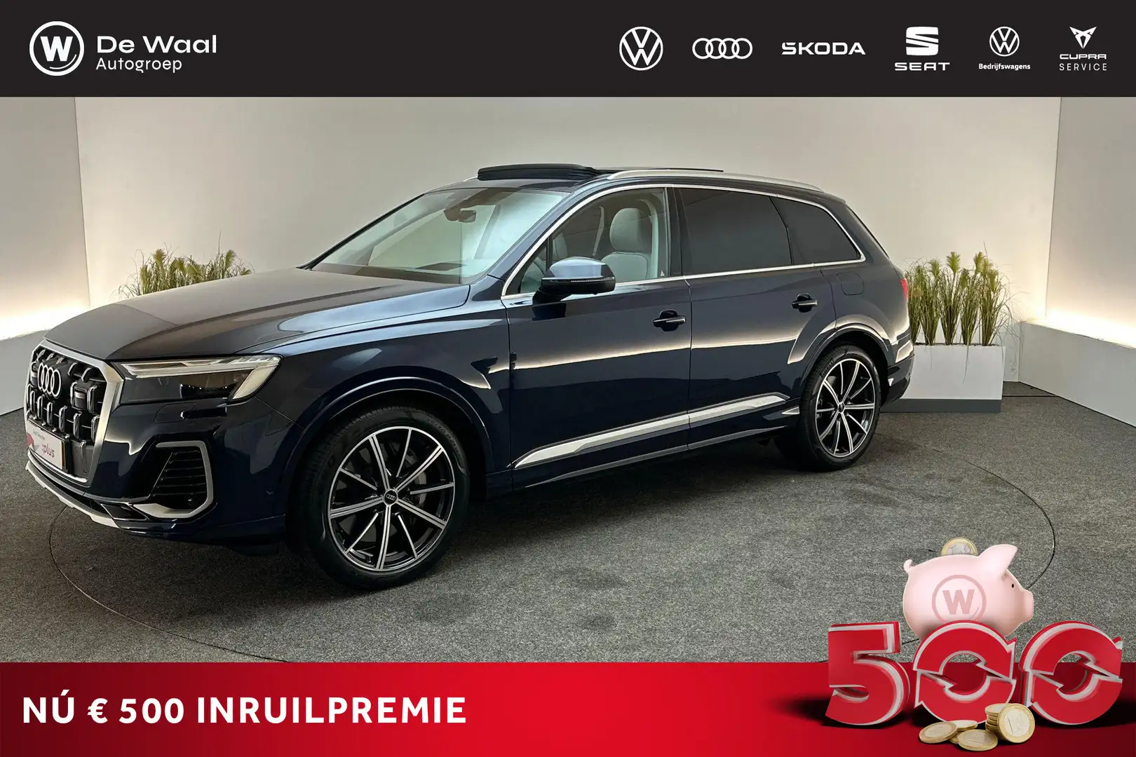 Audi Q7 55 TFSI e 394pk Pro Line Advanced, Panoramadak | U Azul - 1
