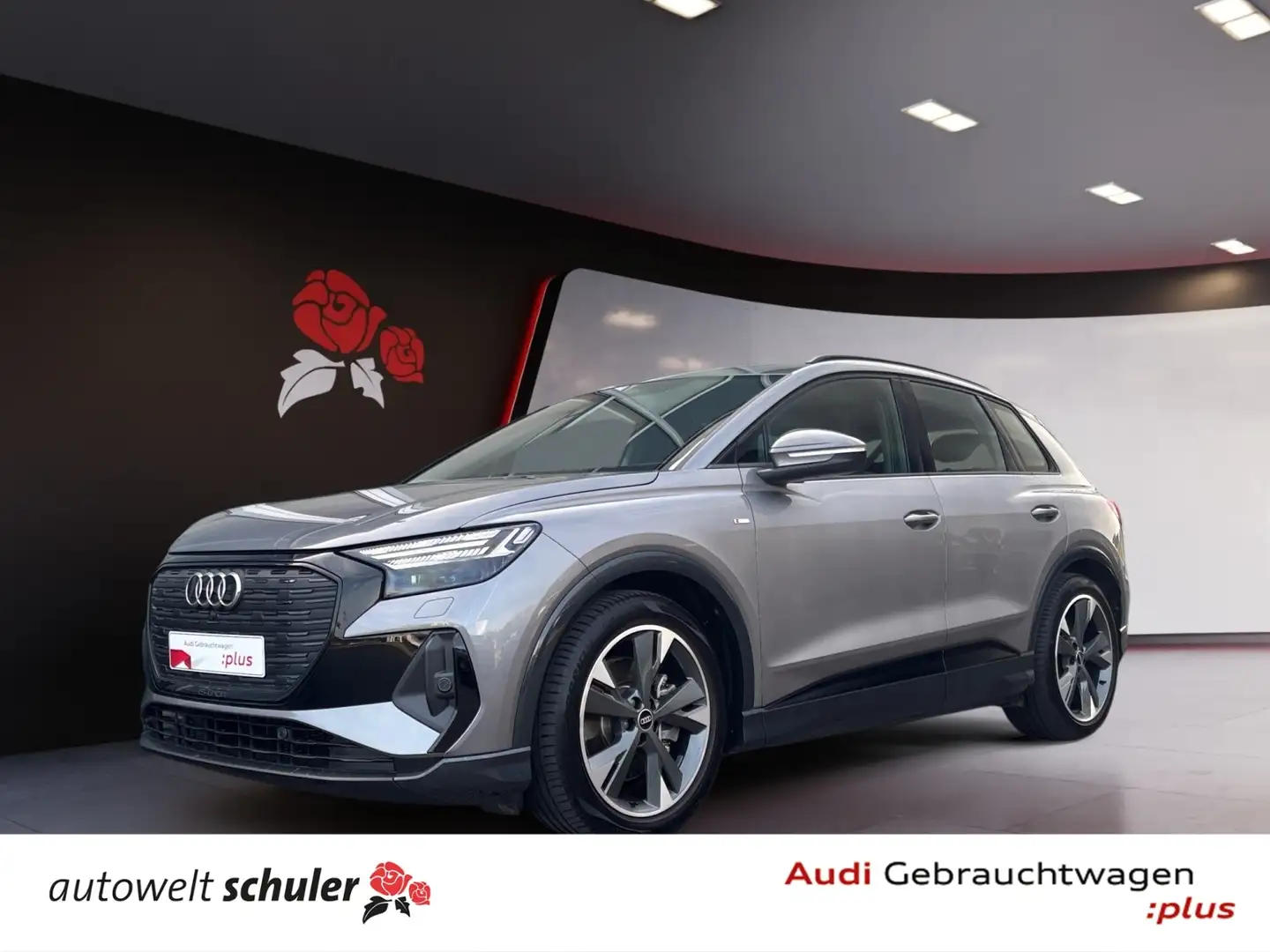 Audi Q4 e-tron 45 quattro S-line AHK Navi Matrix-LED Gris - 1