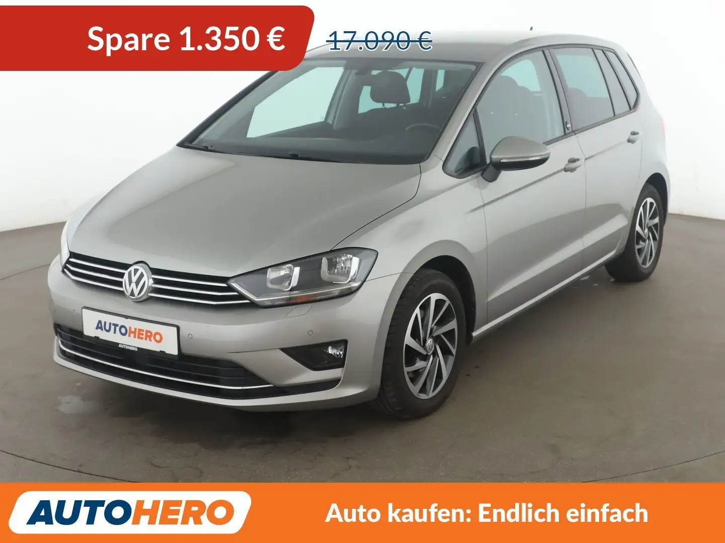 Volkswagen Golf Sportsvan 1.4 TSI Sound BM Aut.*NAVI*ACC* Grau - 1