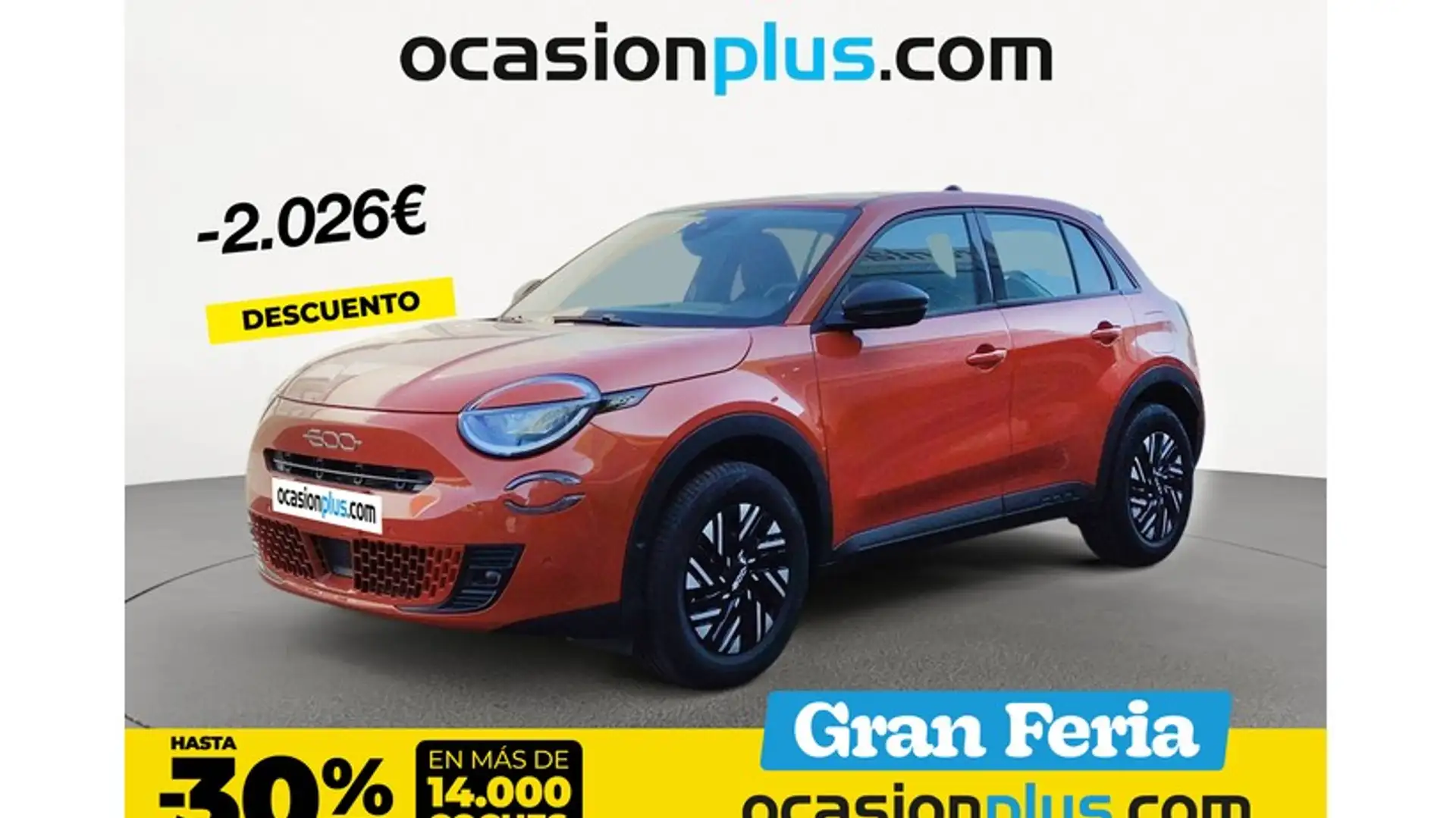 Fiat 600 1.2 MHEV DDCT 74kW Naranja - 1