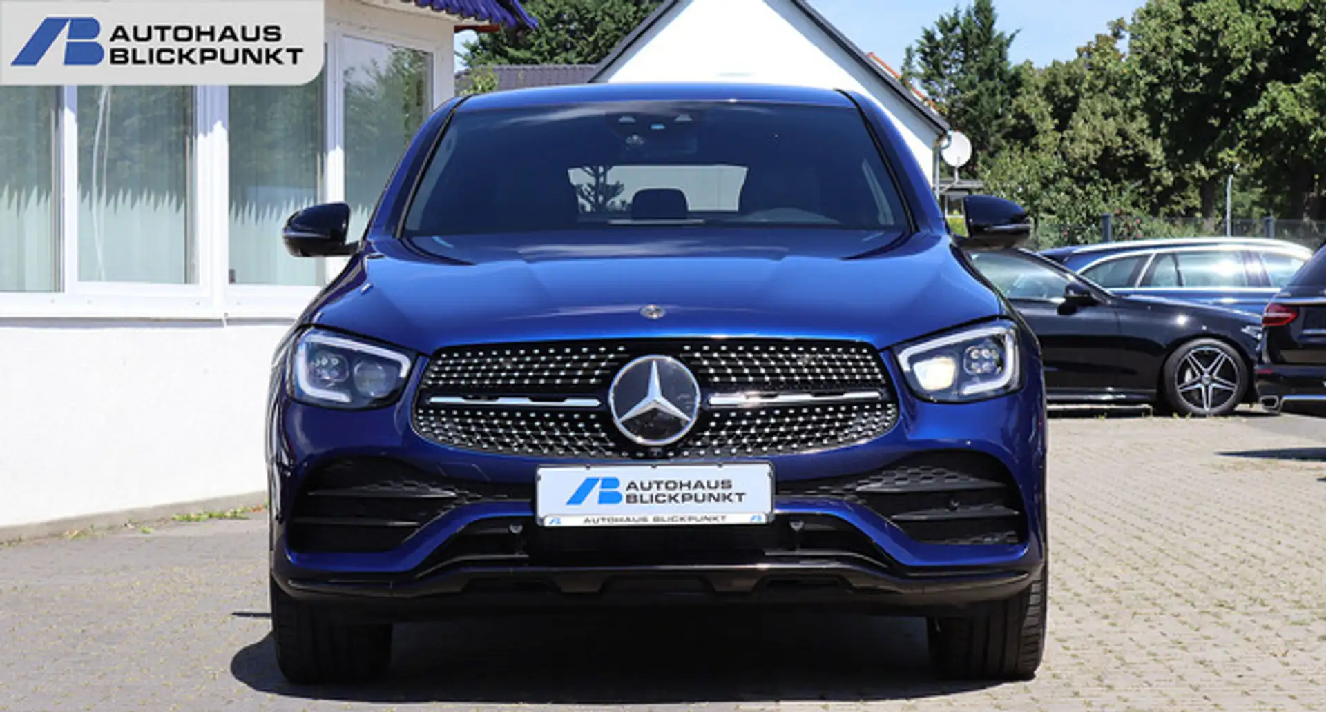 Mercedes-Benz GLC 300 4M Coupe 3x AMG DISTRO+KAM360+BURMESTER Blau - 2
