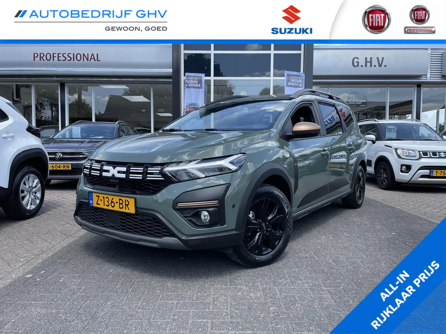 Dacia Jogger Hybrid 140pk Extreme Automaat | 7-zits | Trekhaak Groen - 1