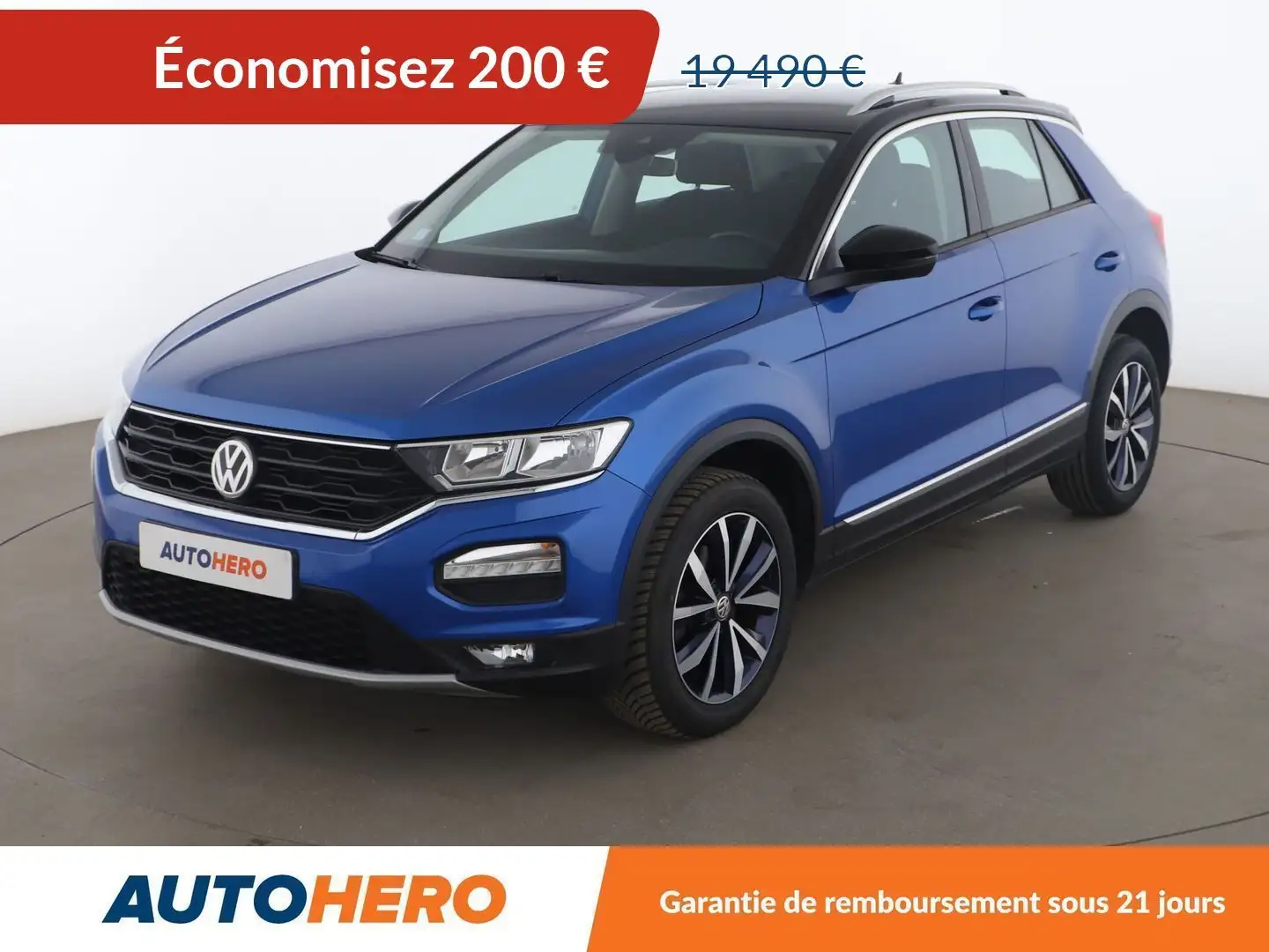 Volkswagen T-Roc 1.0 TSI Lounge Bleu - 1