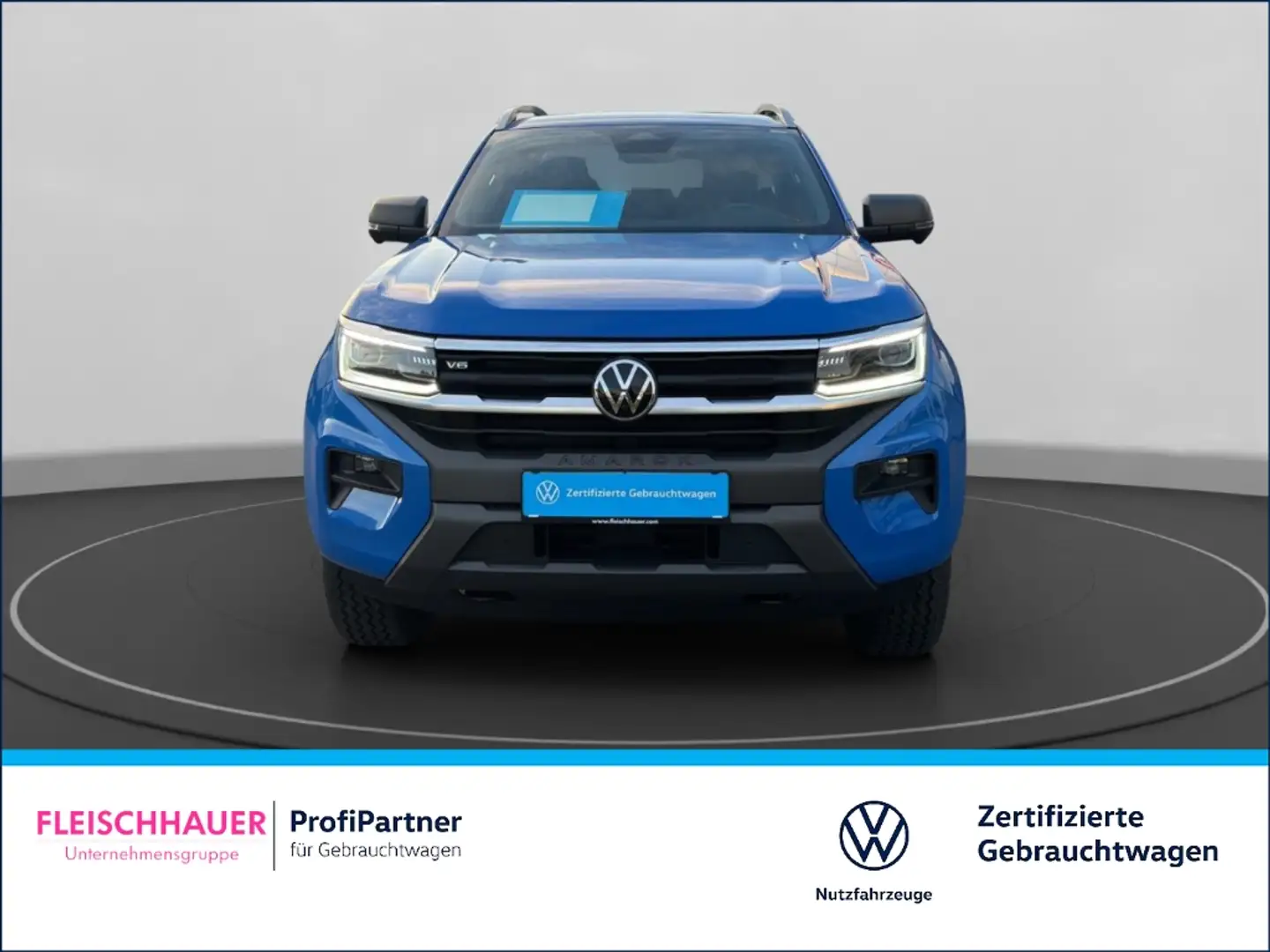 Volkswagen Amarok 3.0 TDI PanAmericana DSG+LEDER+NAVI+AHK Blau - 2