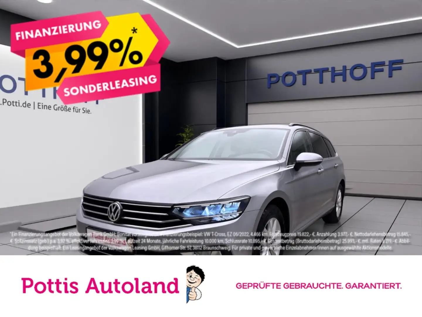 Volkswagen Passat Variant 1.5 TSI DSG BUSINESS ACC NAVI LED PDC Silber - 1
