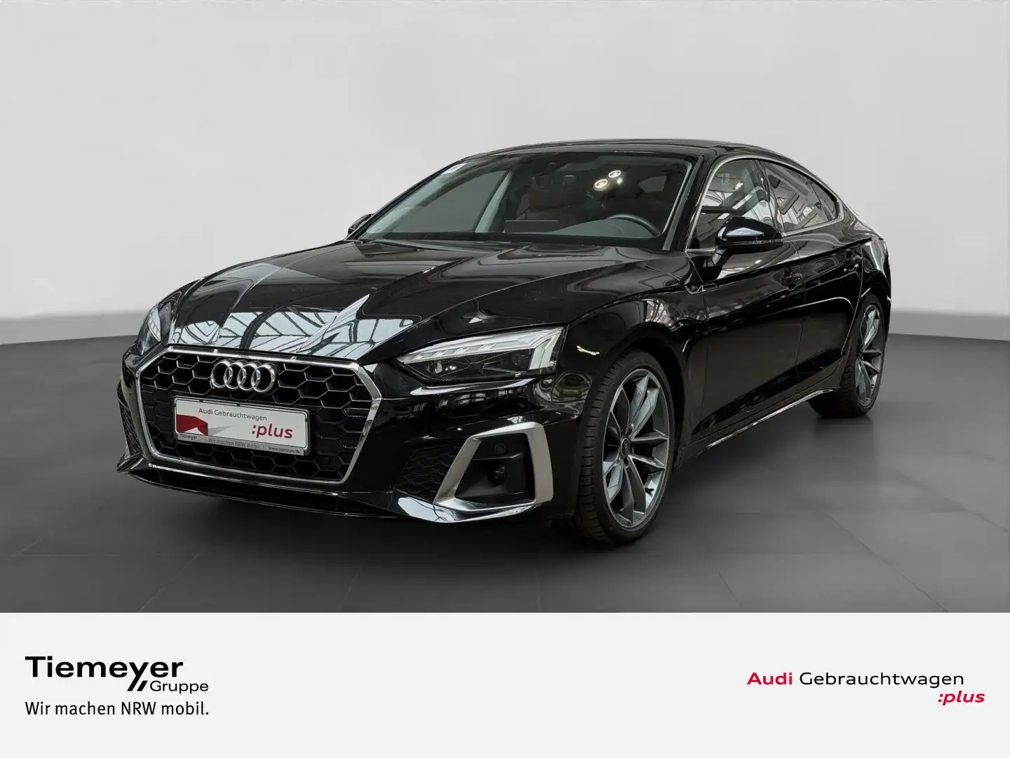 Audi A5 35 TDI S LINE LM19 FEINNAPPA AHK Schwarz - 1