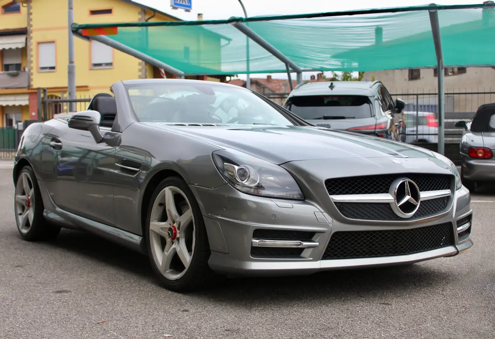 Mercedes-Benz SLK 200 AMG 7 G-TRONIC SEDILI PELLE NERA RISCALDATI Grau - 2