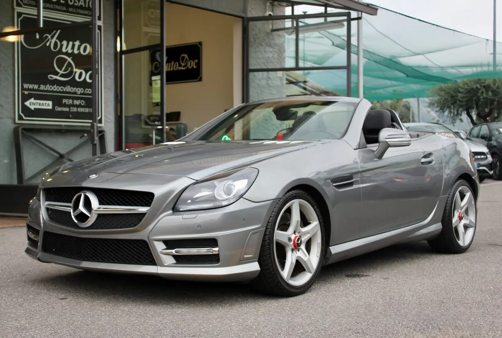 Mercedes-Benz SLK 200 AMG 7 G-TRONIC SEDILI PELLE NERA RISCALDATI Grau - 1