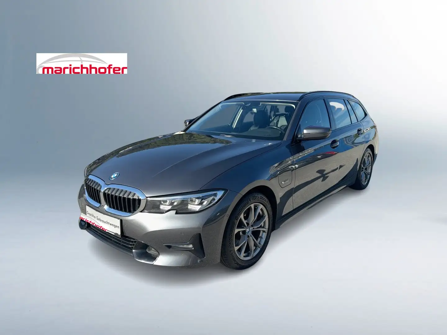 BMW 320 BMW 3 Touring 320 e Sport Line Gris - 1