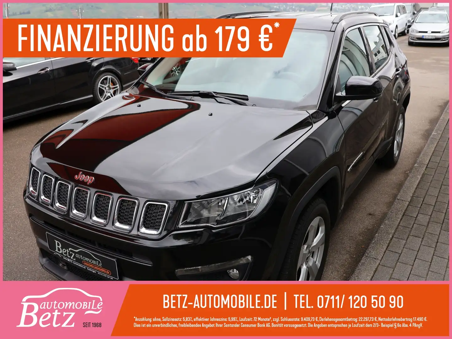Jeep Compass Longitude FWD SHZ RFK PDC Schwarz - 1