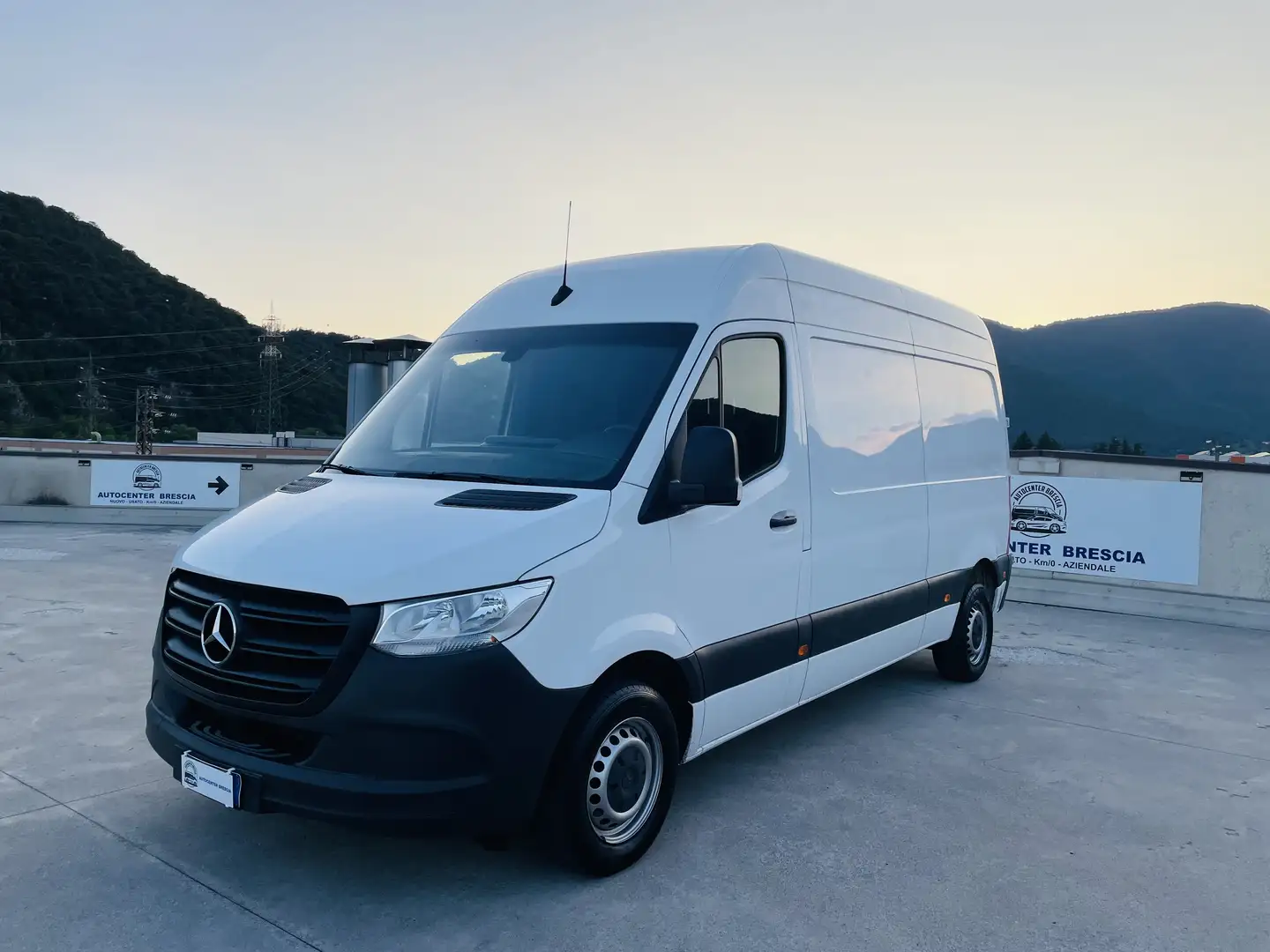 Mercedes-Benz Sprinter F39/33 Euro 6D Unico Proprietario Bianco - 1