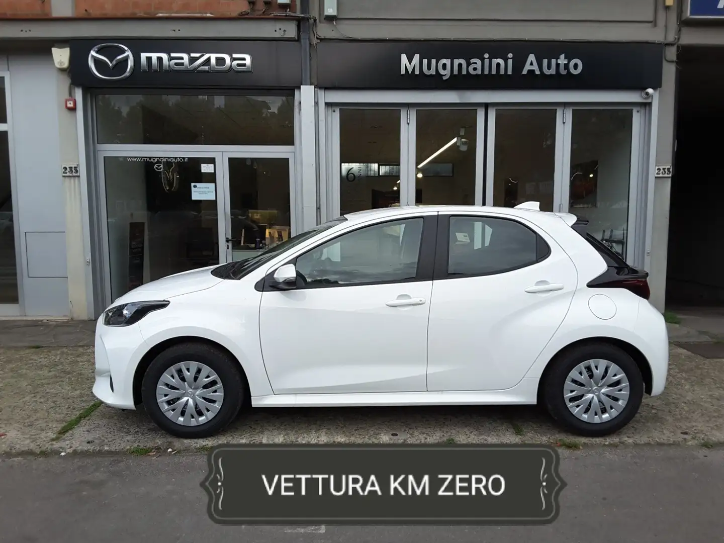 Mazda 2 FULL HYBRID 1.5 VVT 116cv Prime-Line *KM ZERO* Bianco - 1