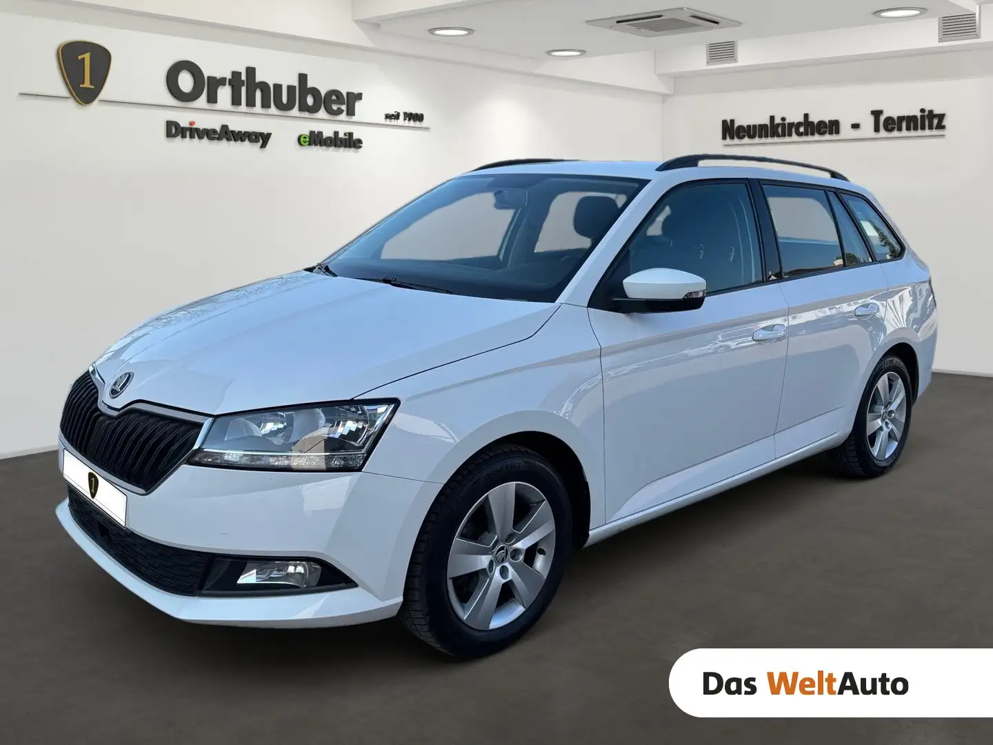 Skoda Fabia Ambition 1,0 Weiß - 1