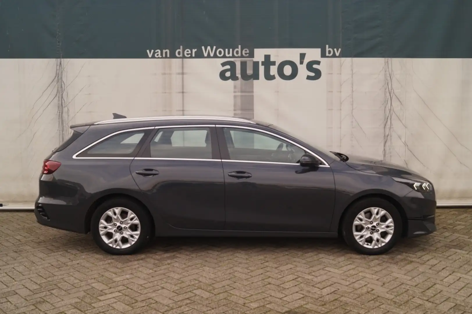 Kia Ceed SW / cee'd SW 1.0 T-GDi MHEV Automaat DynamicLine -NAVI-ECC- Gris - 2