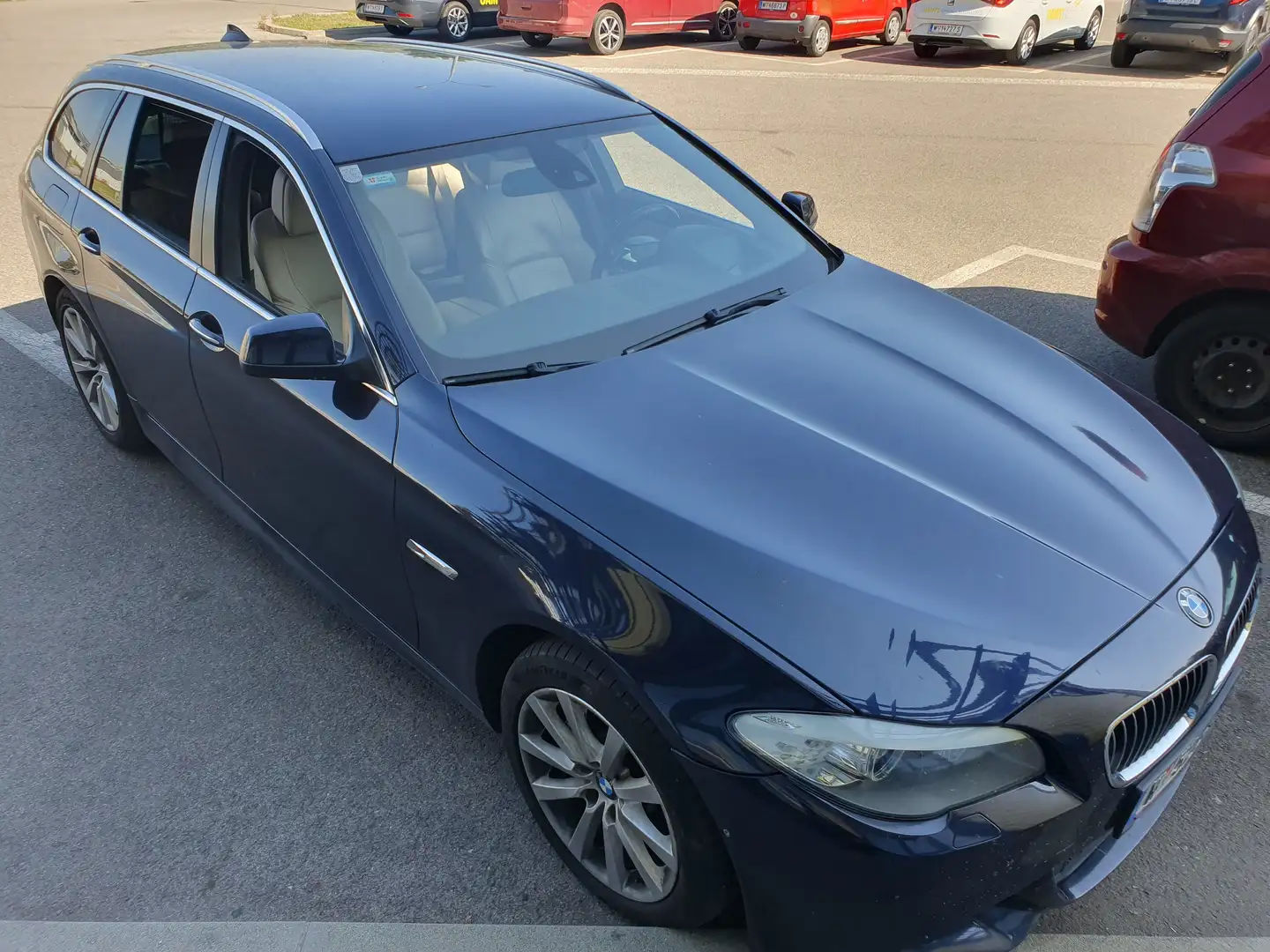 BMW 530 M-Paket, HeadUp, Navi, Leder, Komfortsitze, AHK Blau - 2