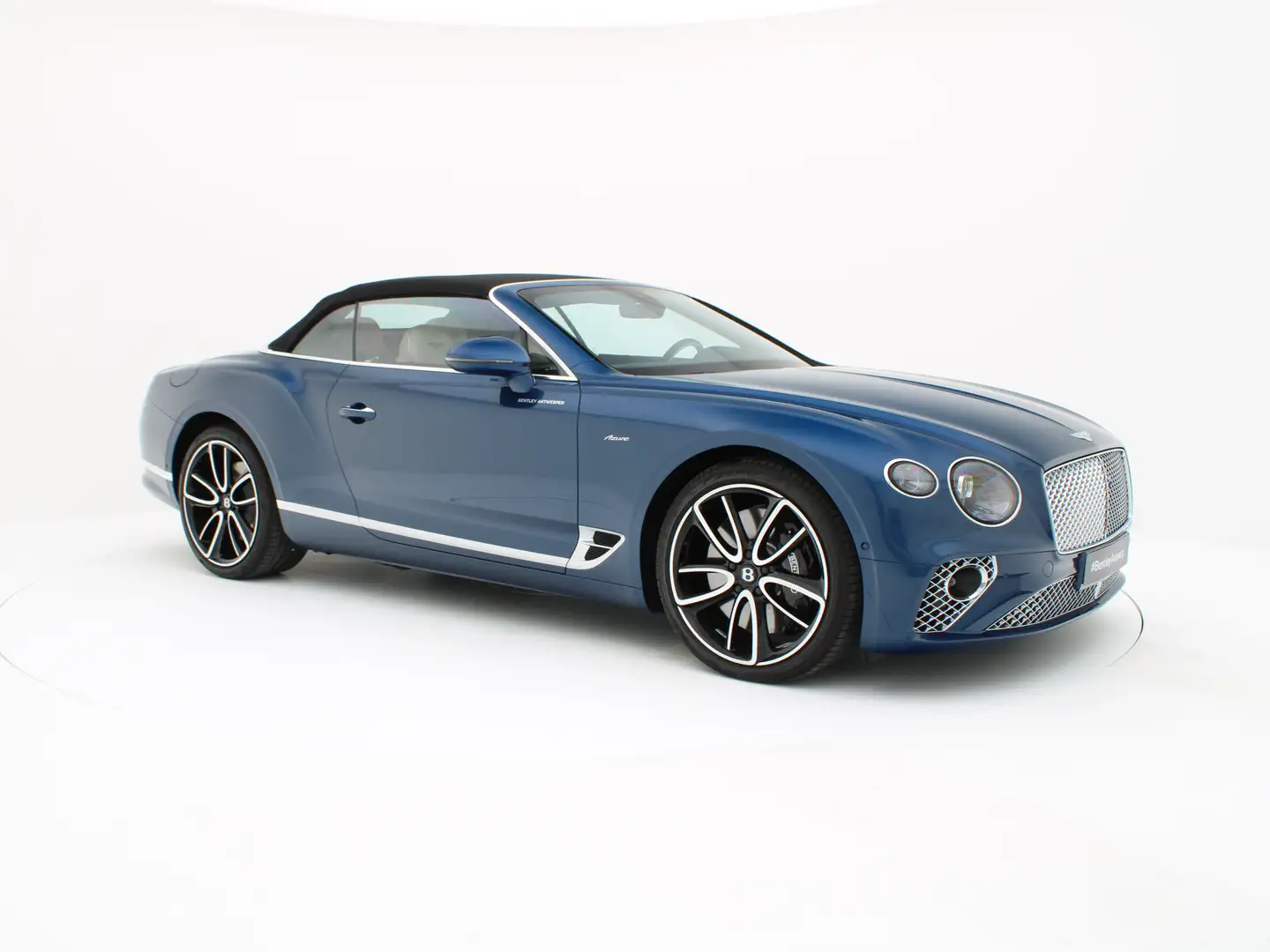 Bentley Continental GTC Azure V8 Bleu - 1