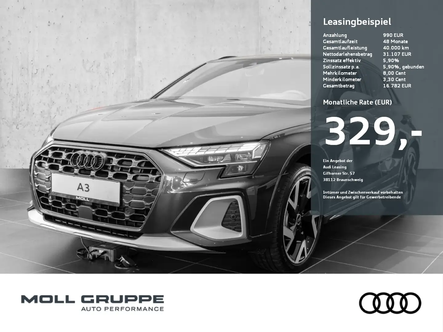Audi A3 allstreet 35 TFSI 110(150)  S tronic NAVI Gris - 1