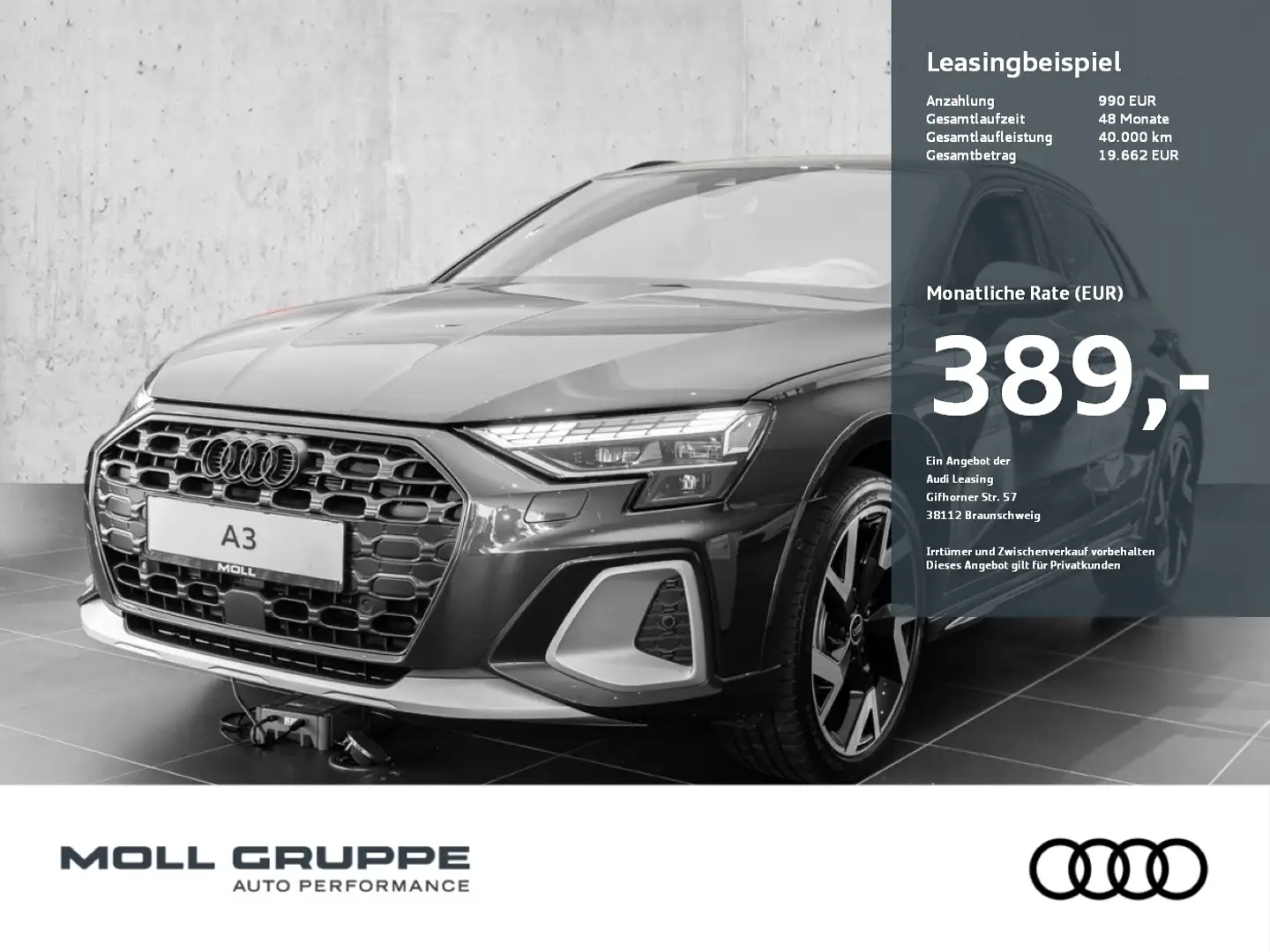 Audi A3 allstreet 35 TFSI 110(150)  S tronic NAVI Grigio - 1