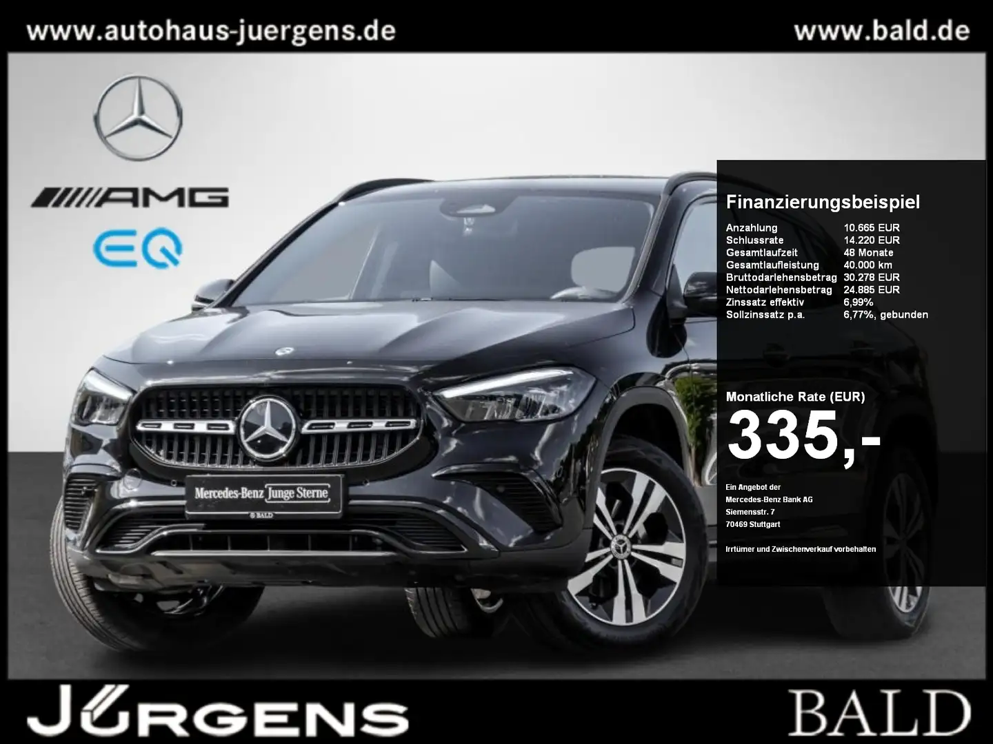Mercedes-Benz GLA 180 Progressive-Advanced+/LED/Cam/Easy/Night Negru - 1