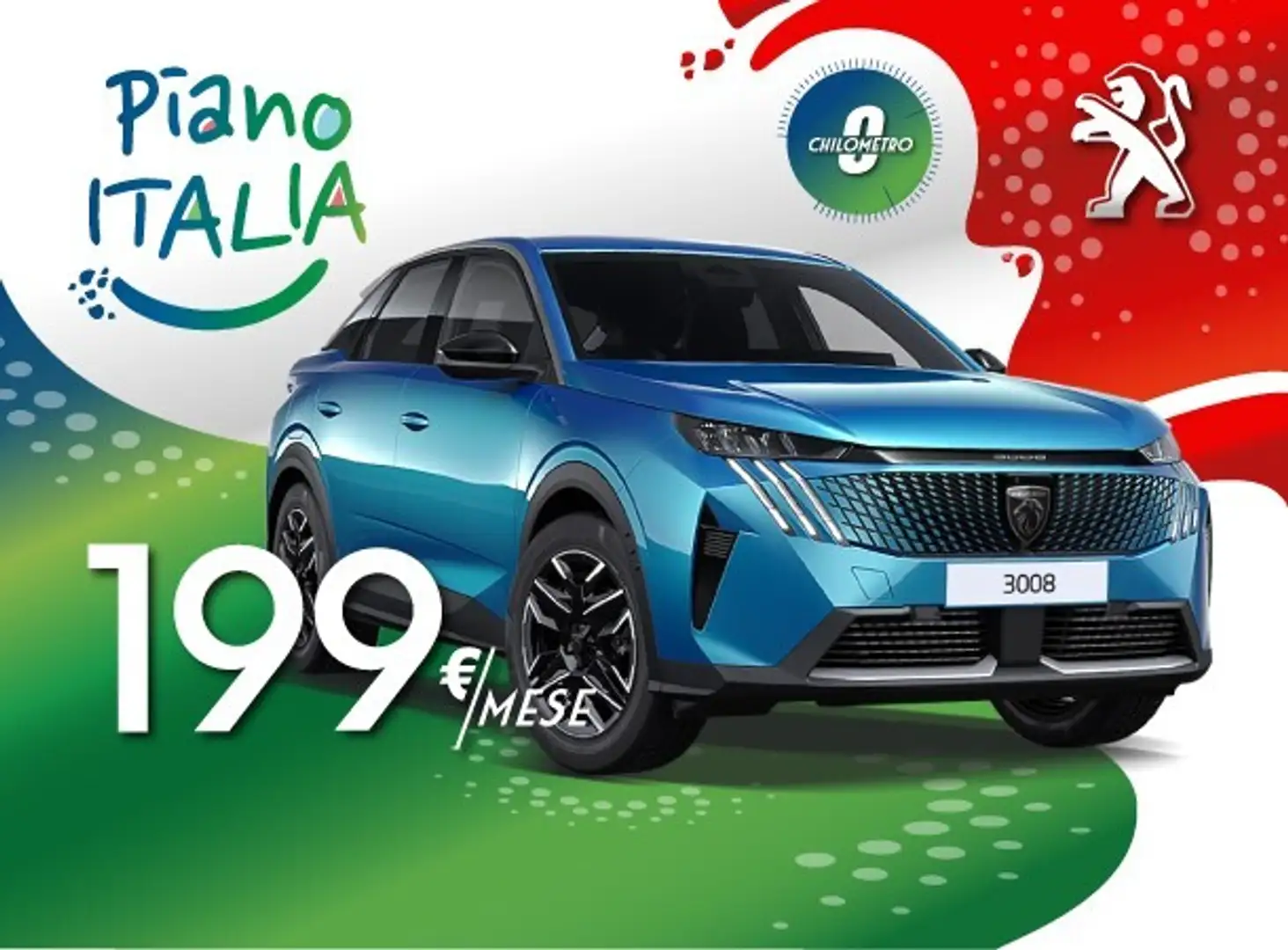 Peugeot 3008 Allure Hybrid 136 CV e-DCS6 Blu/Azzurro - 1