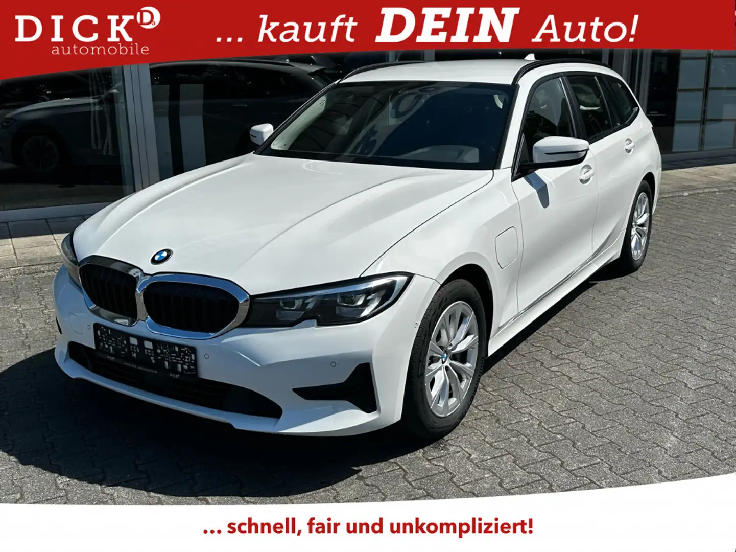 BMW 330 e To Aut Advan VIRTU+PROF+NAVI+SHZ+LED+KAM+M Weiß - 1
