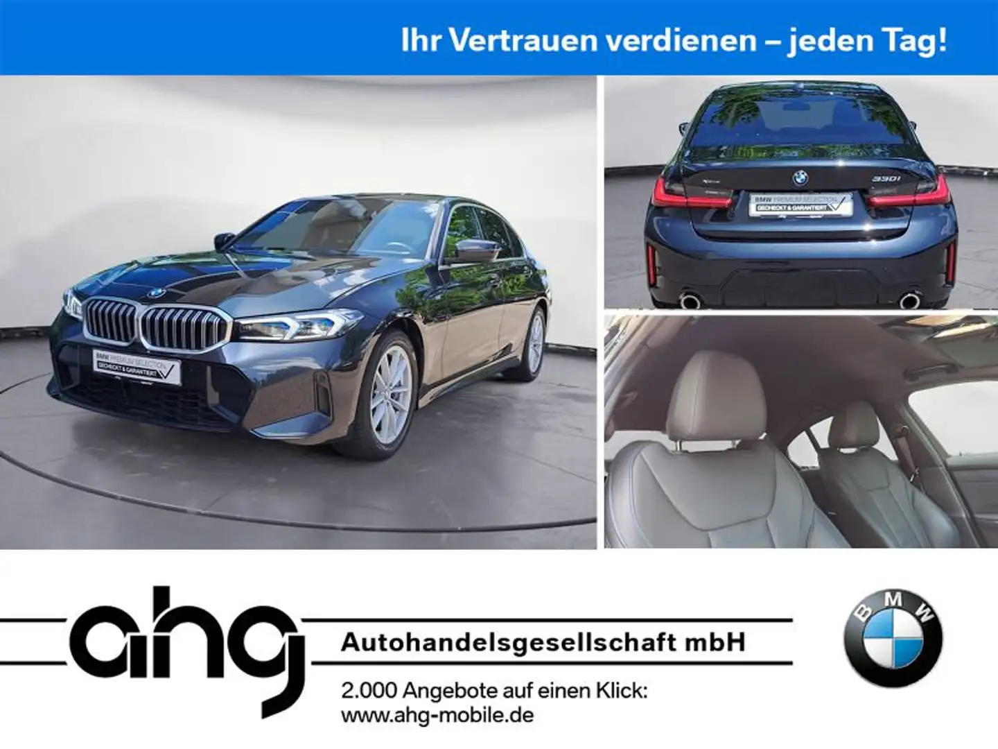 BMW 330 i xDrive Aut. M Sport | ACC | LED | Garantie Schwarz - 1