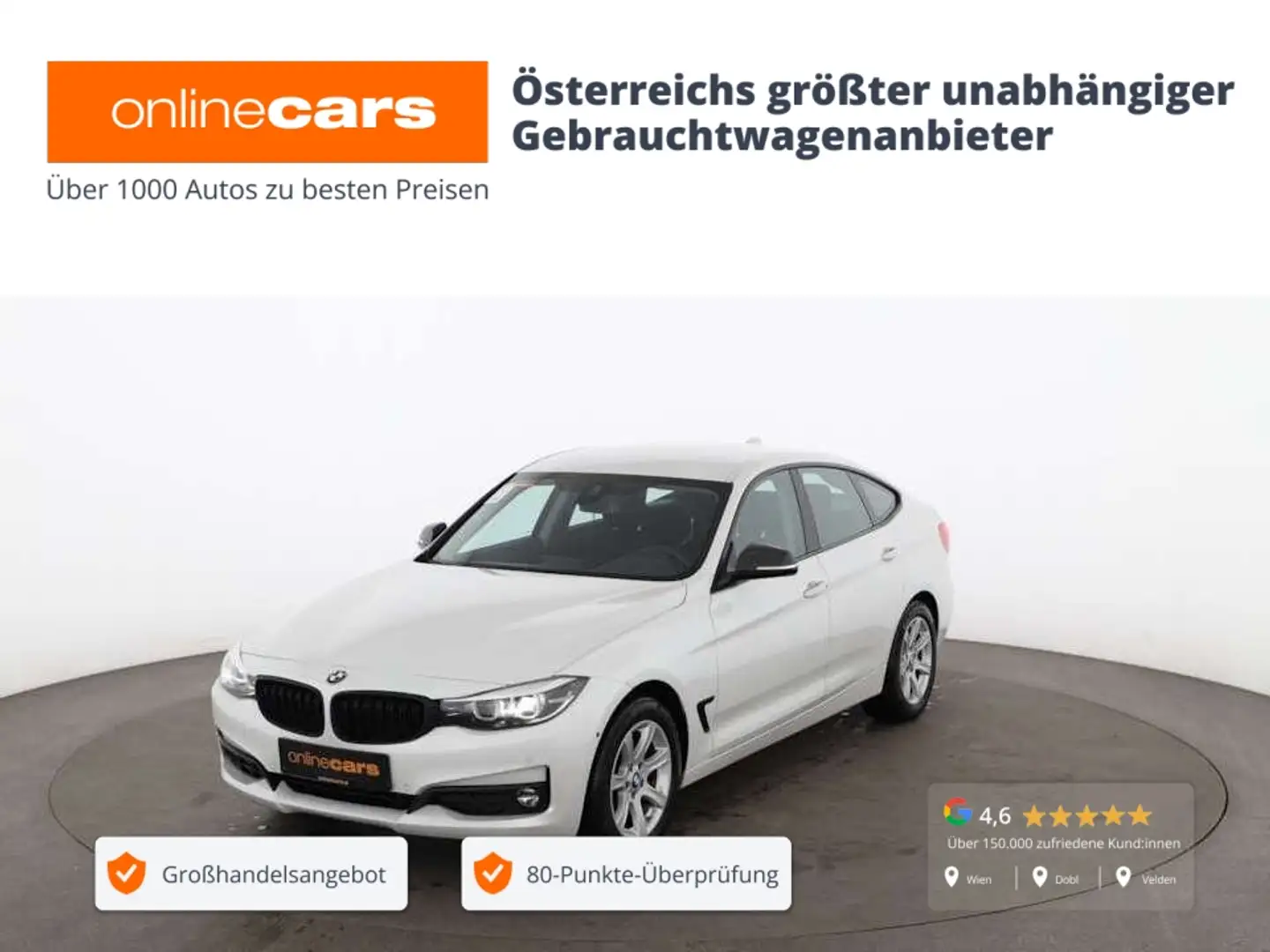 BMW 320 d GT Advantage LED NAVI R-CAM SITZHZG ASSIST Bílá - 1