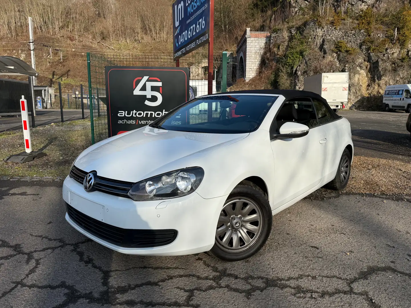 Volkswagen Golf Cabriolet Golf Cabriolet 1.6 CR TDi BMT Karmann Blanc - 1