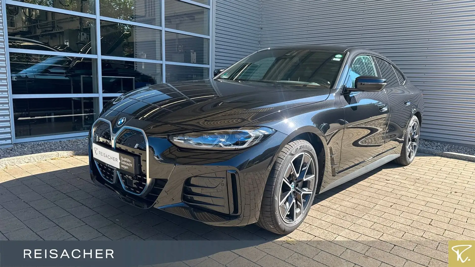 BMW i4 e-DRIVE40 M-Sport Navi HUD 360° ACC Laser Schwarz - 1