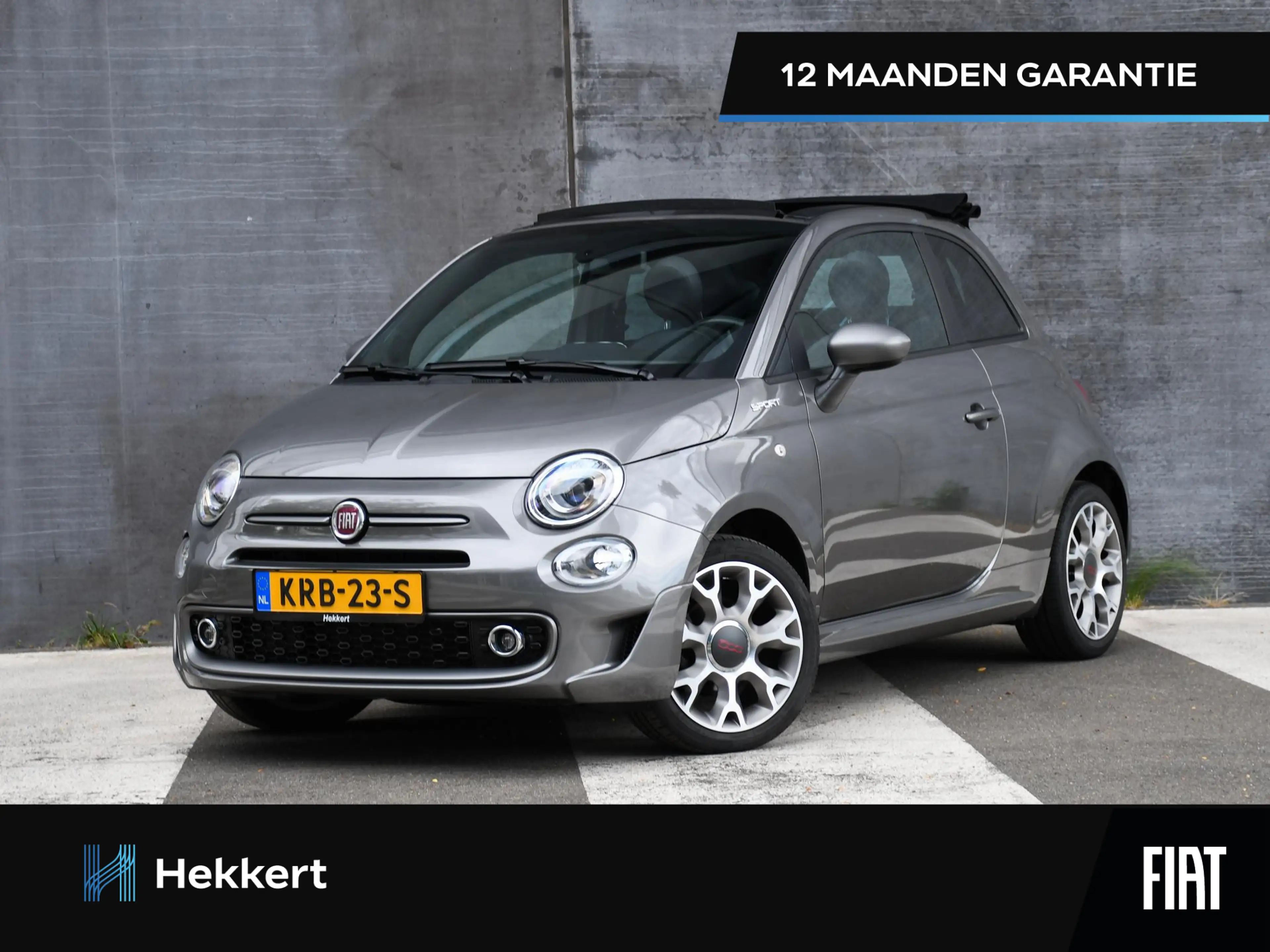 Fiat 500C Sport 1.0 Hybrid 70pk SOFT-TOP | 16''LM | CRUISE.C