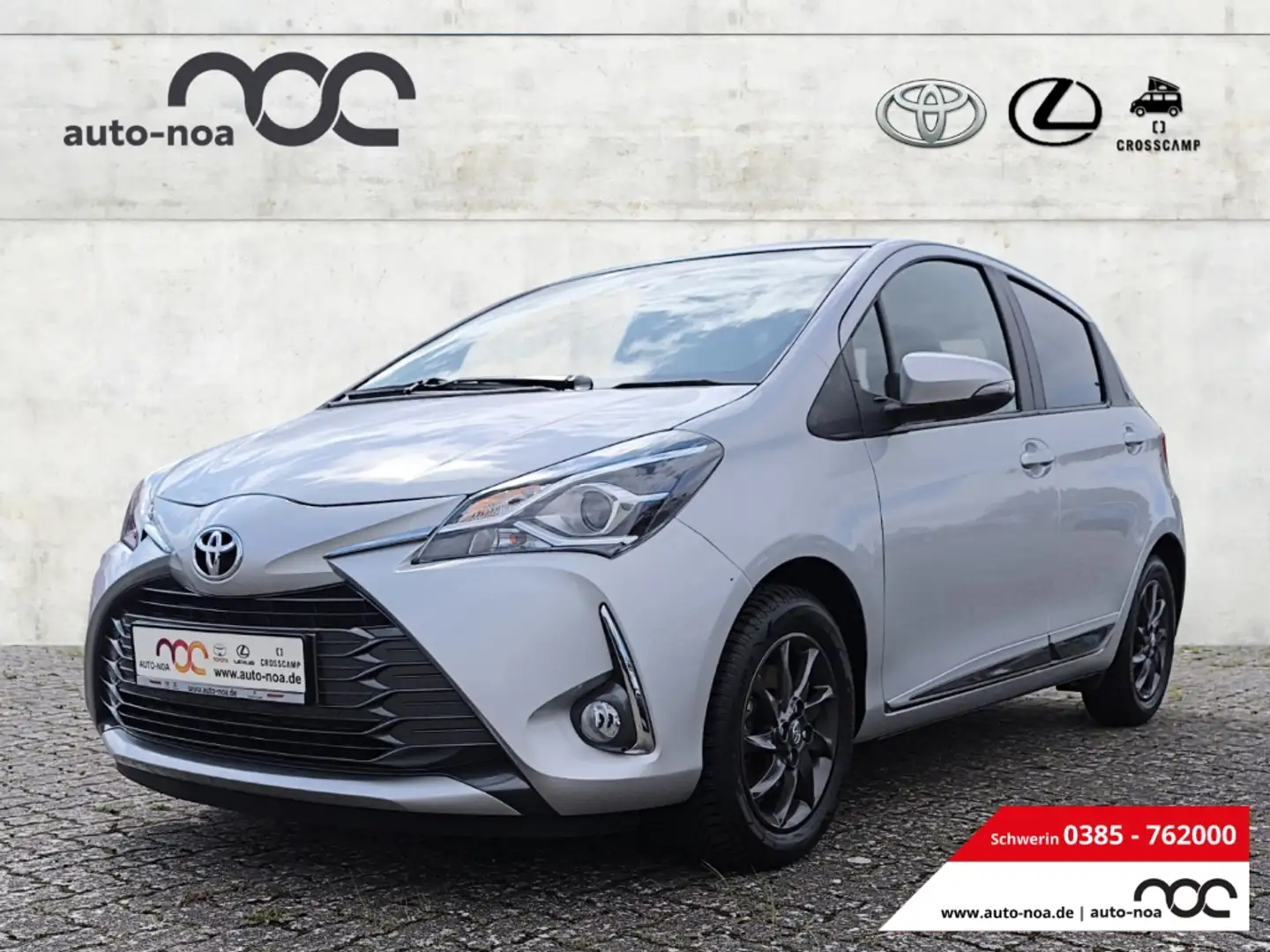 Toyota Yaris Y20 Club 1.5 Dual-VVT-iE SHZ Spurhalteass. Fernlic Argent - 1