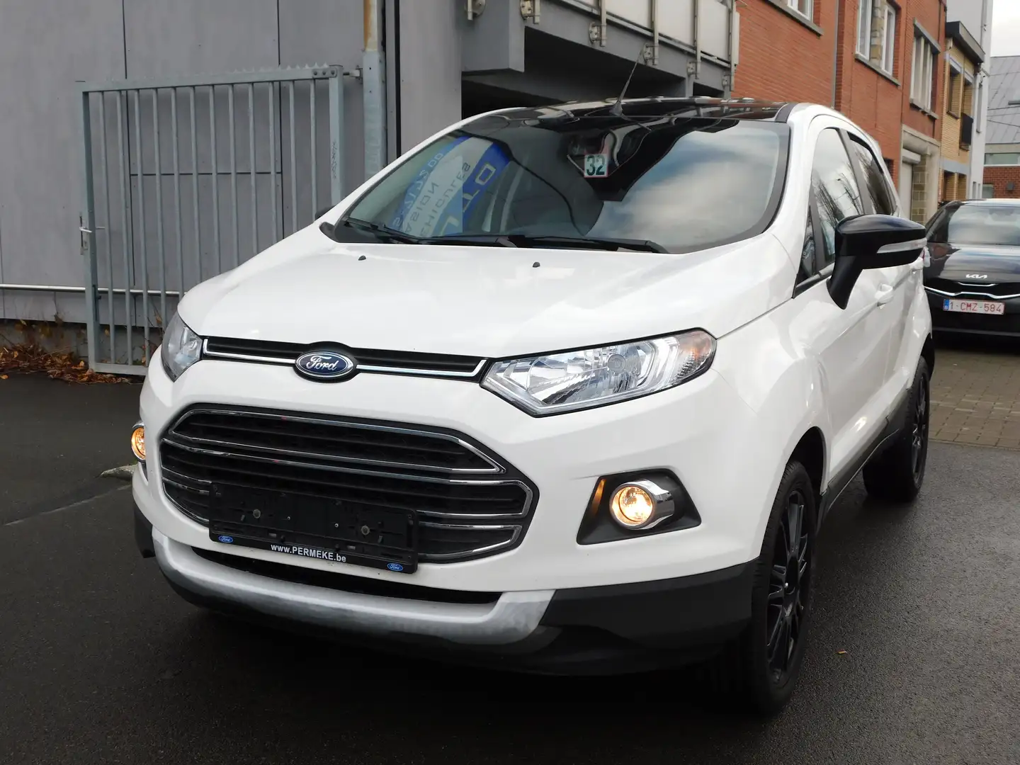 Ford EcoSport 1.0 EcoBoost 4x2 Titanium+GPS+CUIR //EURO 6b // Wit - 1