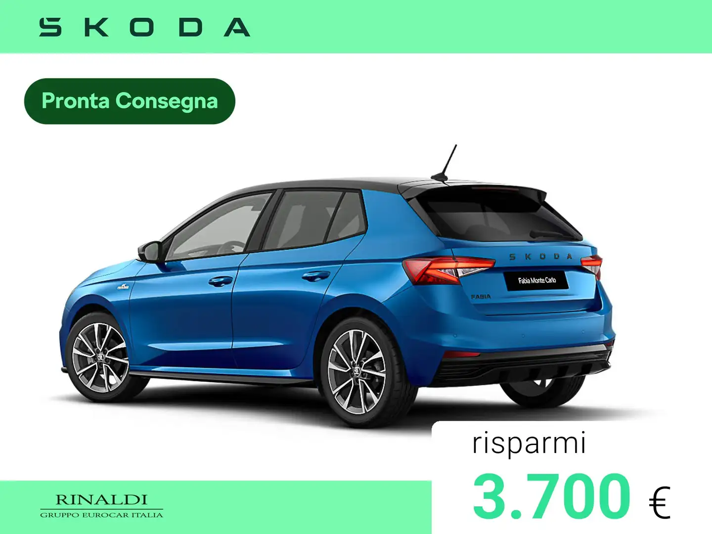 Skoda Fabia 1.0 tsi evo monte carlo 95cv Nero - 2