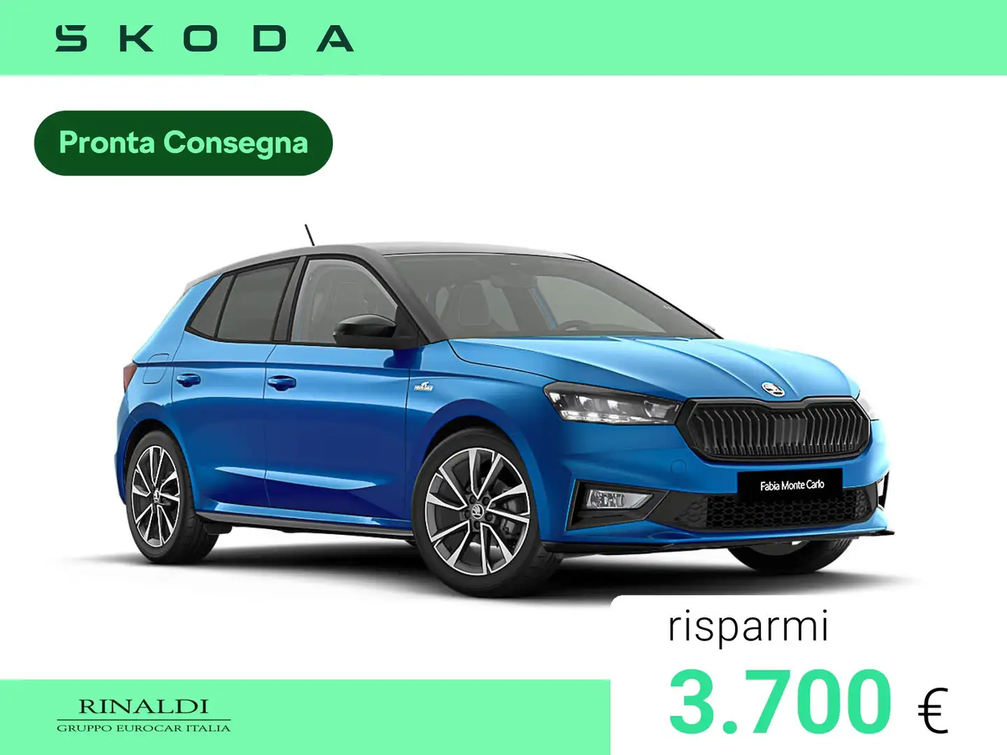 Skoda Fabia 1.0 tsi evo monte carlo 95cv Nero - 1