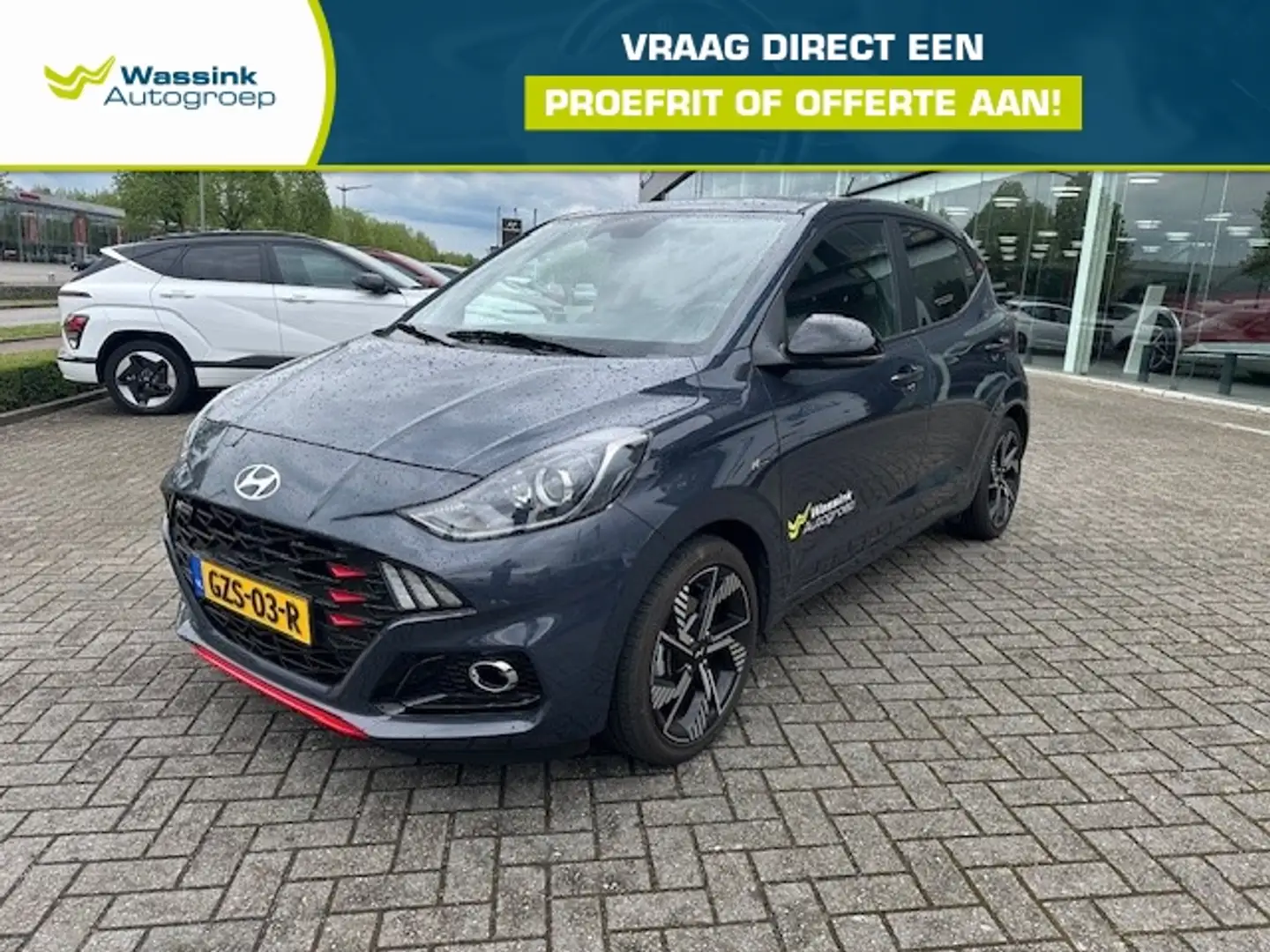 Hyundai i10 New 1.0 T-GDI 90pk N Line I 5 zits I Navigatie I C Grijs - 1