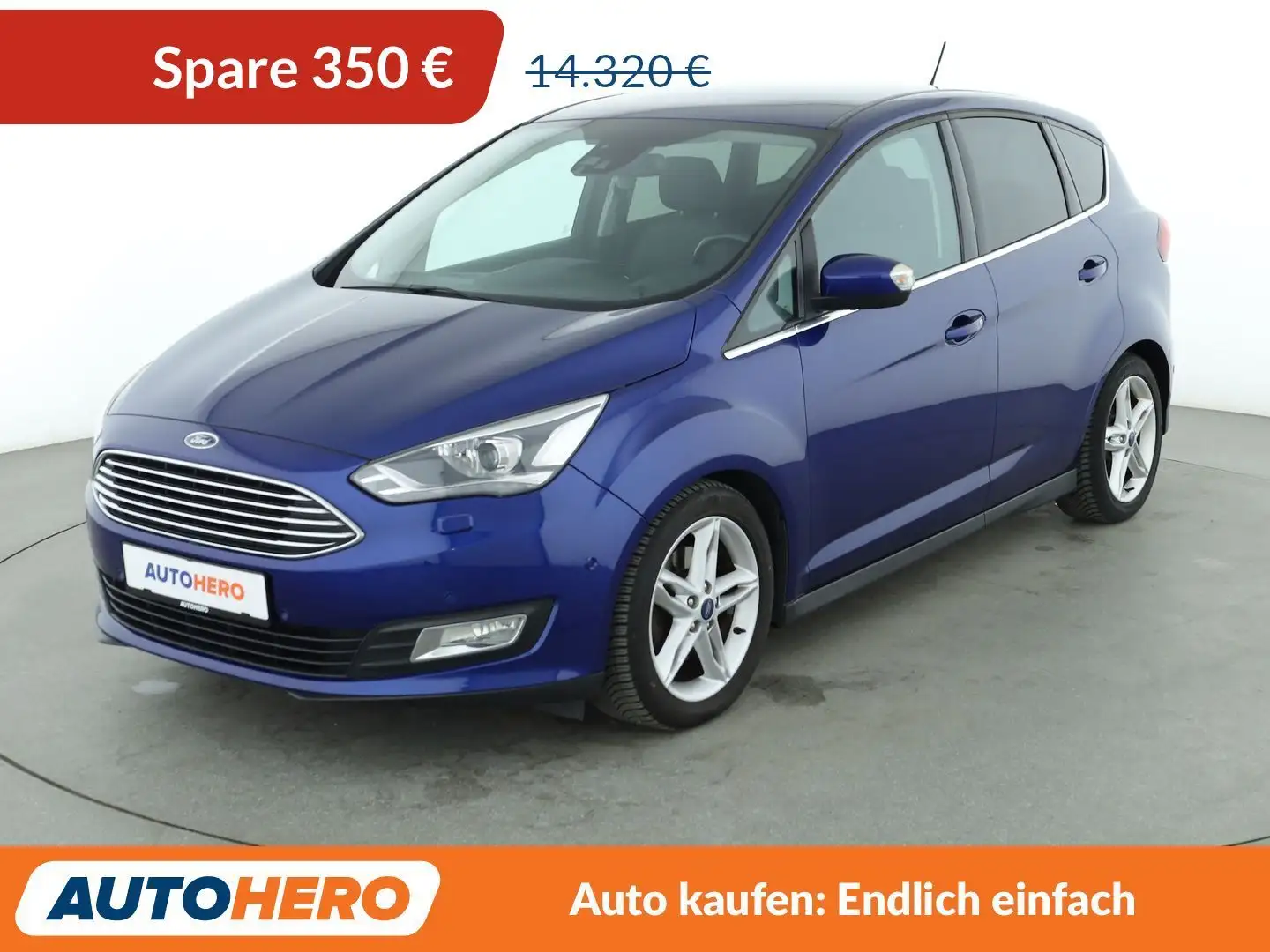 Ford C-Max 1.5 EcoBoost Titanium *NAVI*BI-XENON*TEMPO*CAM*PDC Blau - 1