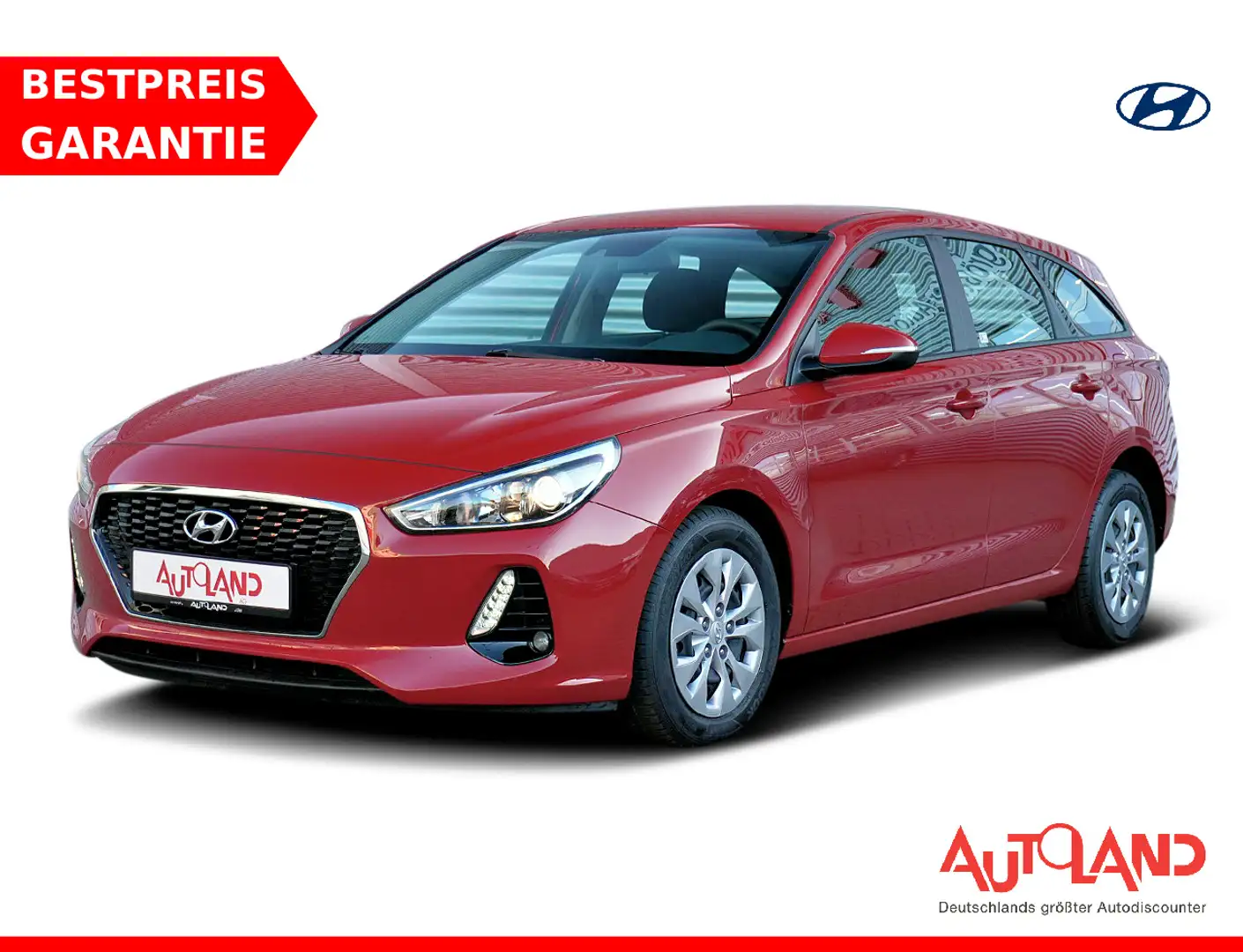 Hyundai i30 CW 1.6 CRDi Select Tempomat Spurhalte Rouge - 1