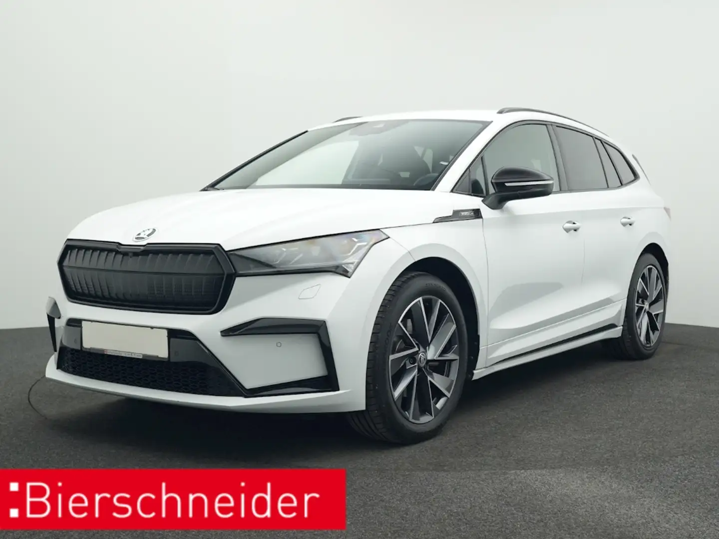 Skoda Enyaq 80 Sportline NAVI AHK KAMERA MATRIX ACC Weiß - 1