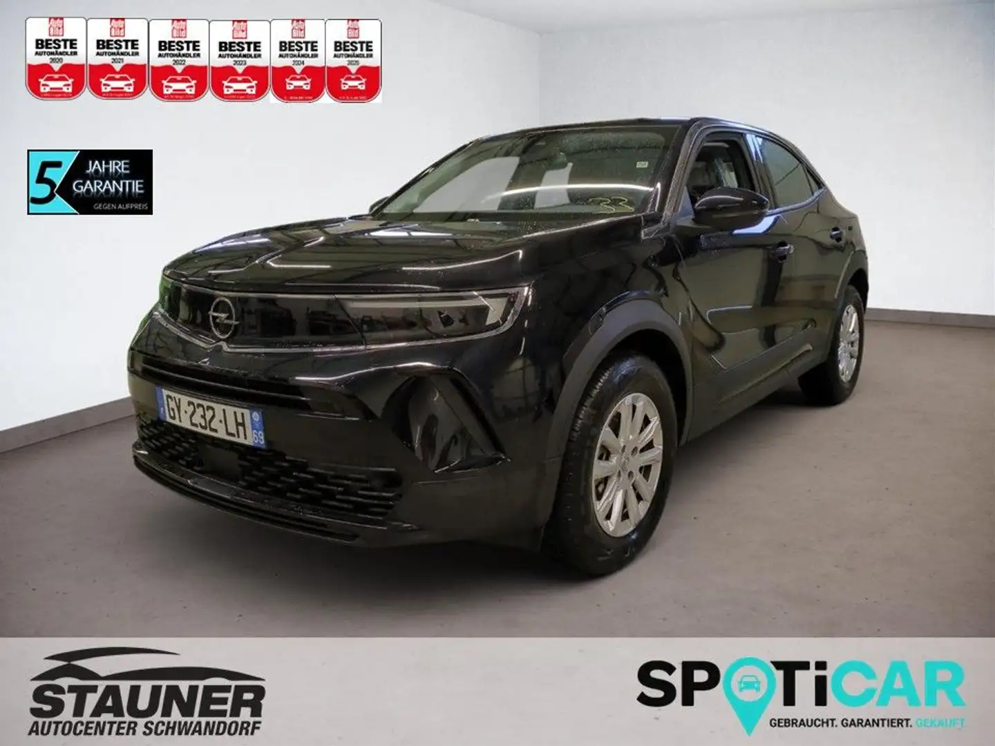 Opel Mokka -e Edition 136PS *PDC*7,4kW OBC*KAMERA* Schwarz - 1