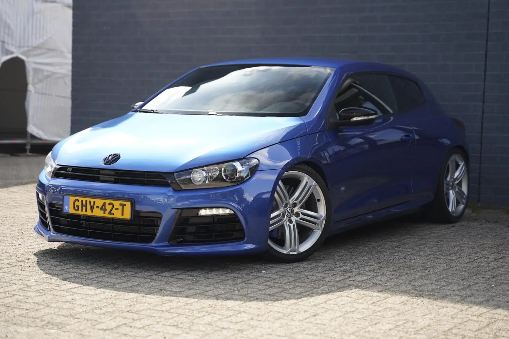 Volkswagen Scirocco 2.0 TSI R 265 PK, DSG, H&R, Leder, R20 Blauw - 2