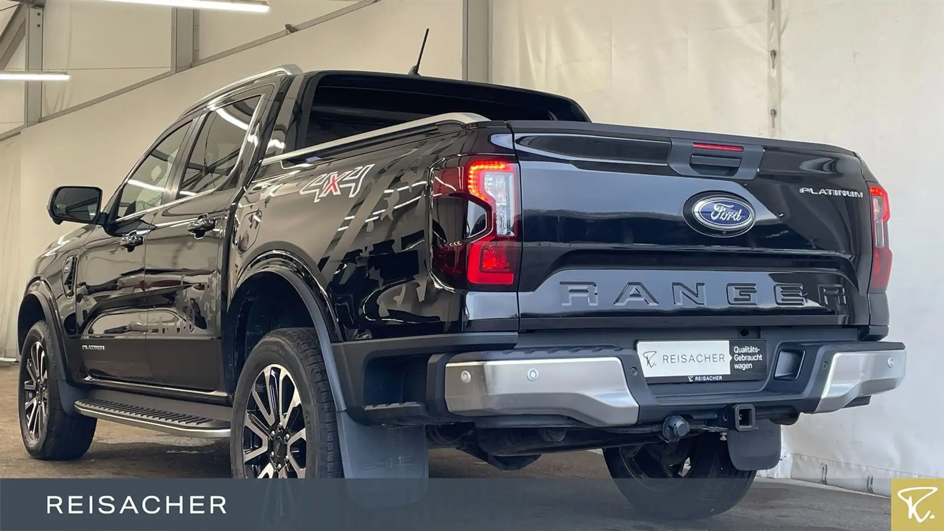 Ford Ranger 3,0l Platinum AHK LED 360° SHZ 20"LM ACC Noir - 2