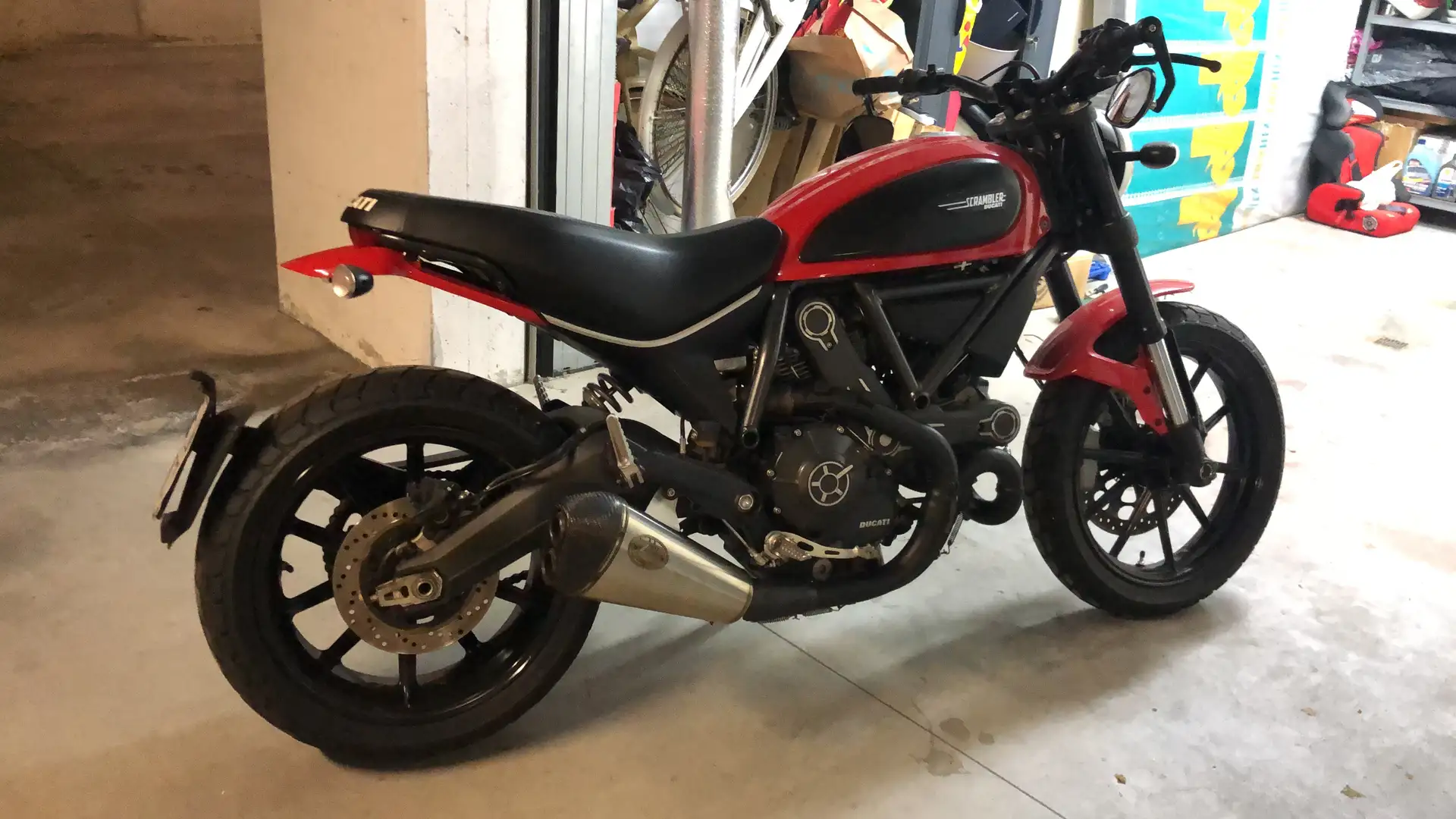 Ducati Scrambler scarico zard, specchietti bassi - 1
